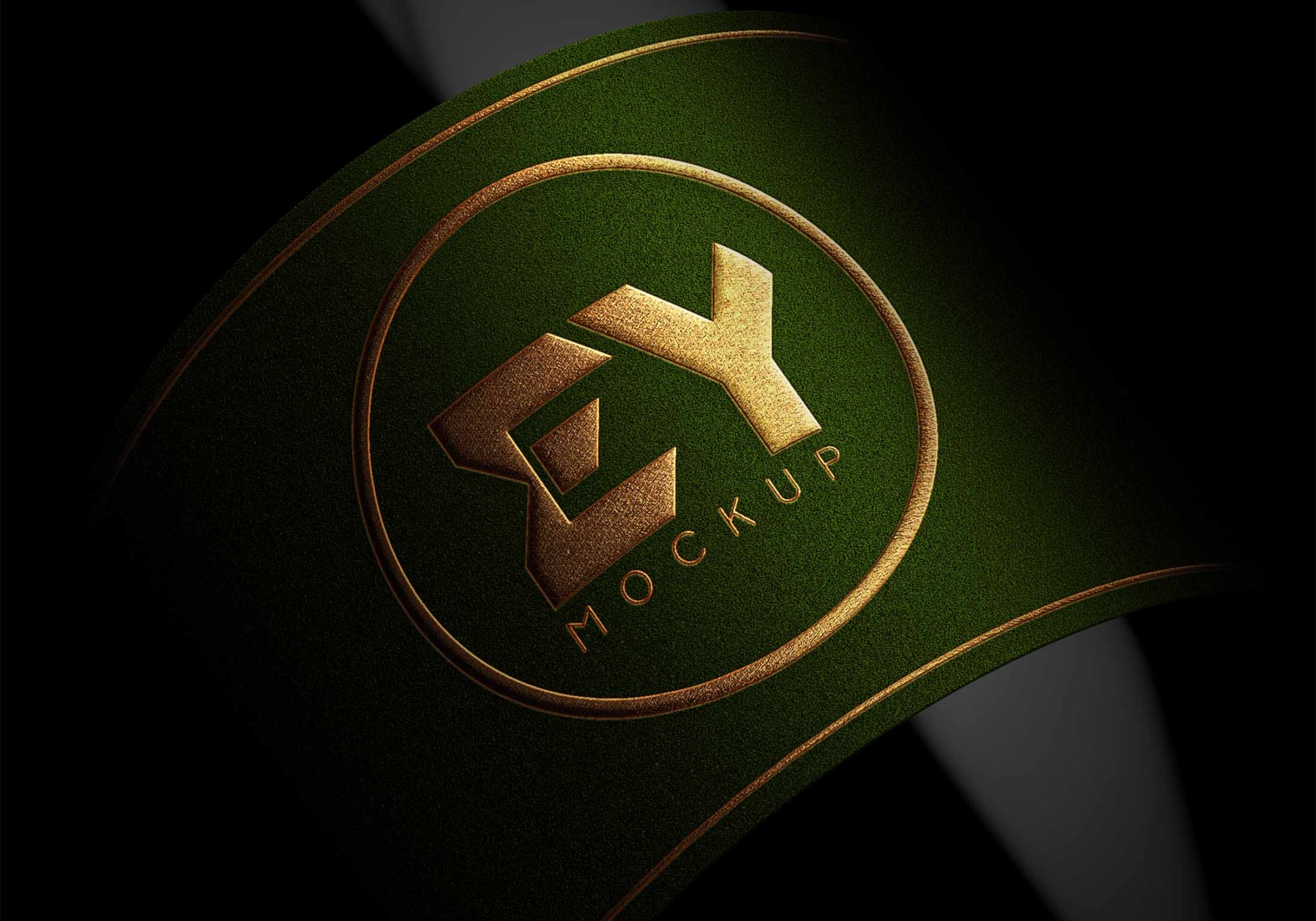 Elegant Logo Mockup for Branding Luxury Logo Mockup 3