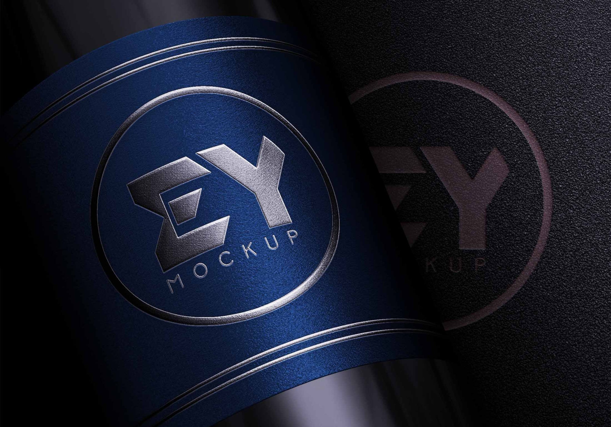 Elegant Logo Mockup for Branding Luxury Logo Mockup 6