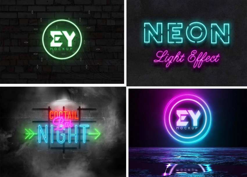 Neon Signs Mockup 4 1