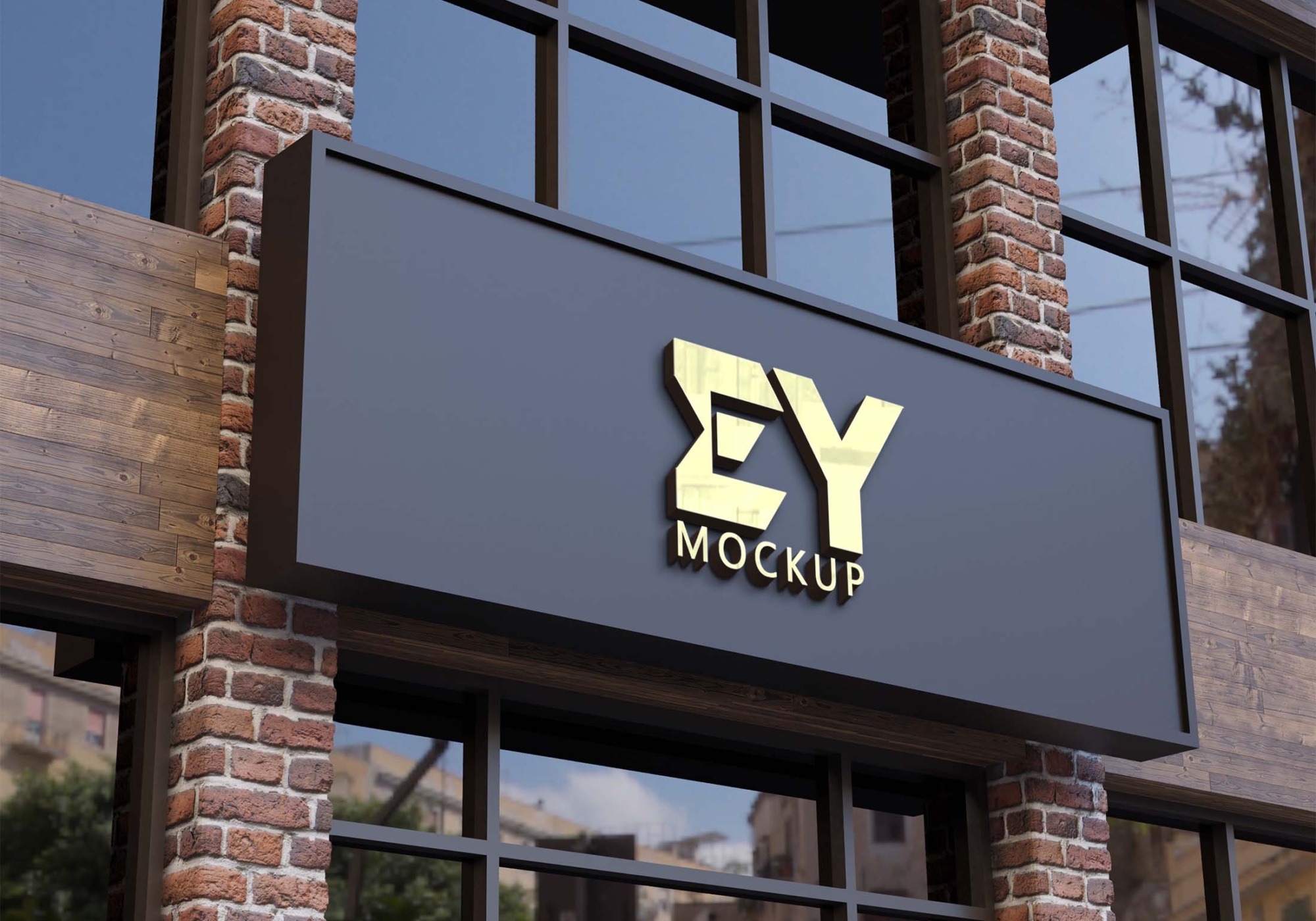 Creative Shop Sign Mockups for Designers Shop Sign Mockups 1