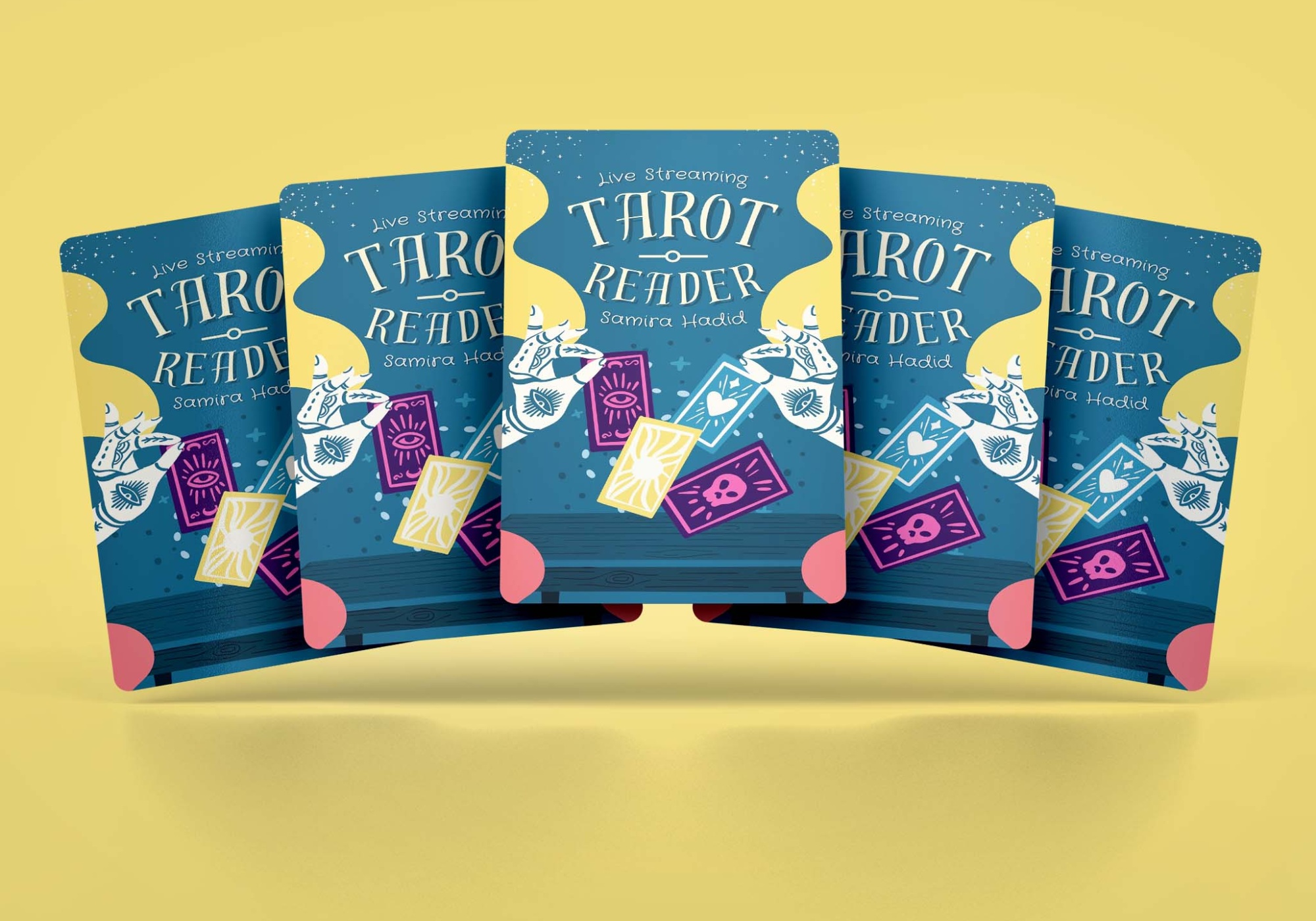 Free Tarot Card Mockup Templates Tarot Cards Mockup 1
