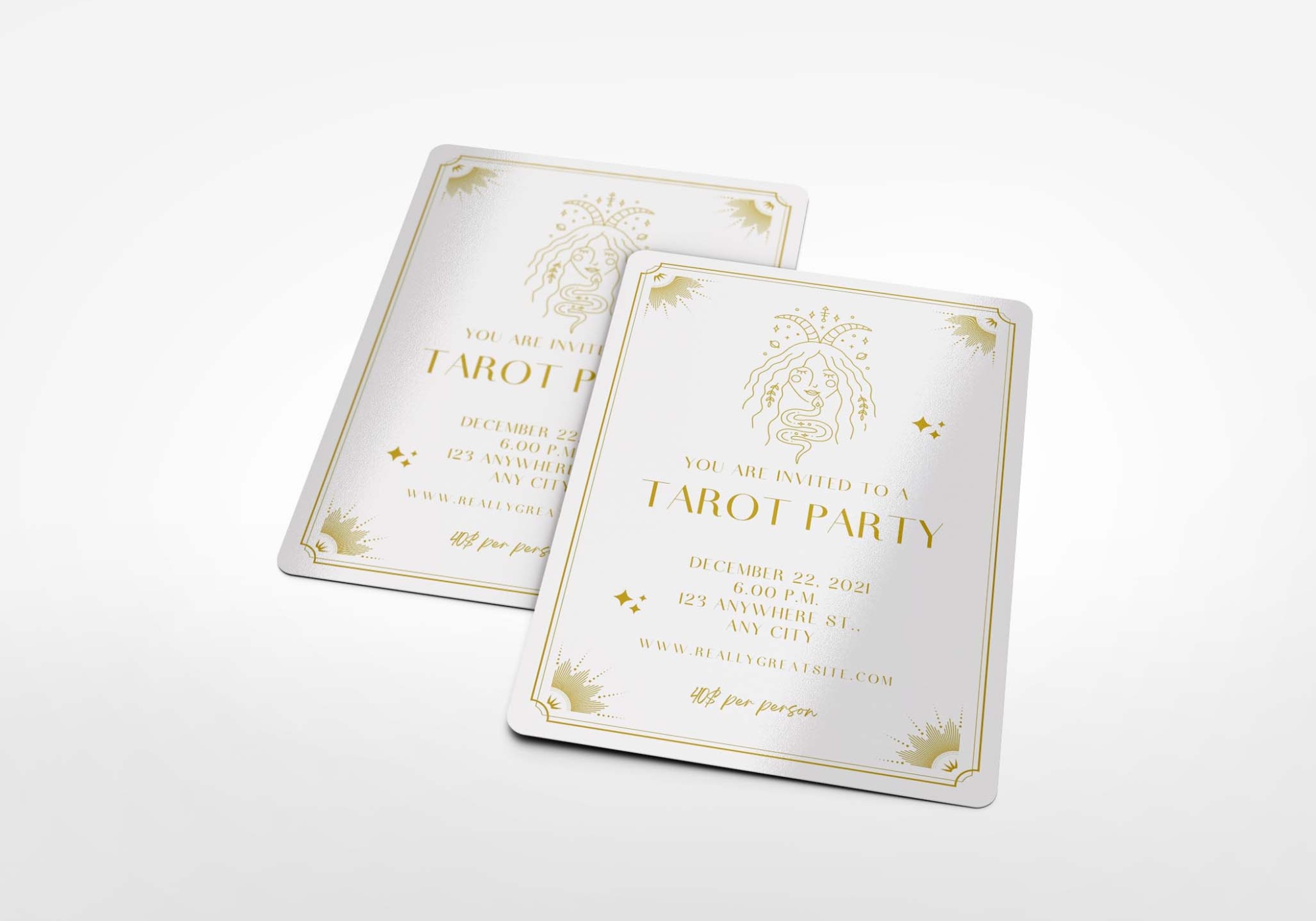 Free Tarot Card Mockup Templates Tarot Cards Mockup 3