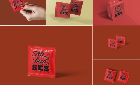 Condom Packaging Mockup 5 1