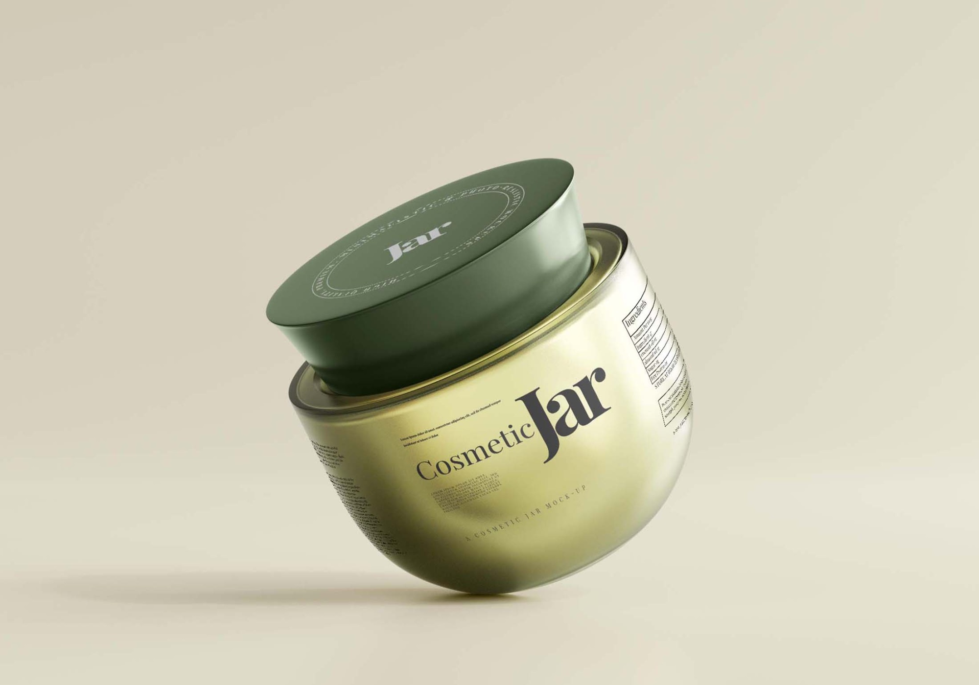 Free Cream Jar PSD Mockup Download Cream Jar Mockup 1