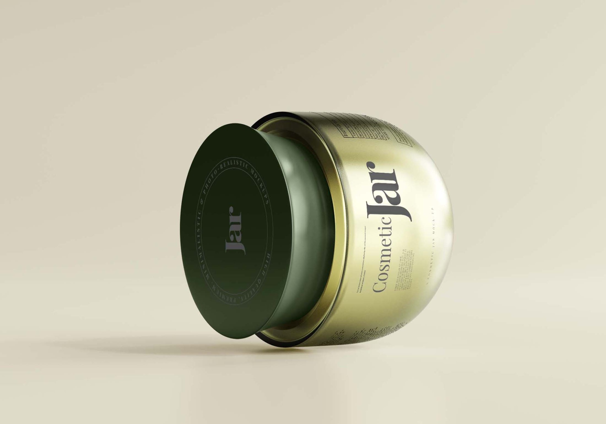 Free Cream Jar PSD Mockup Download Cream Jar Mockup 4