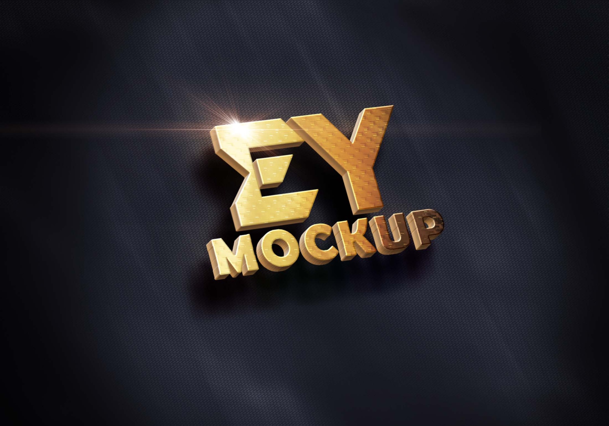 Create Stunning 3D Logo Mockups Illustrator 3D Logo Mockup 1