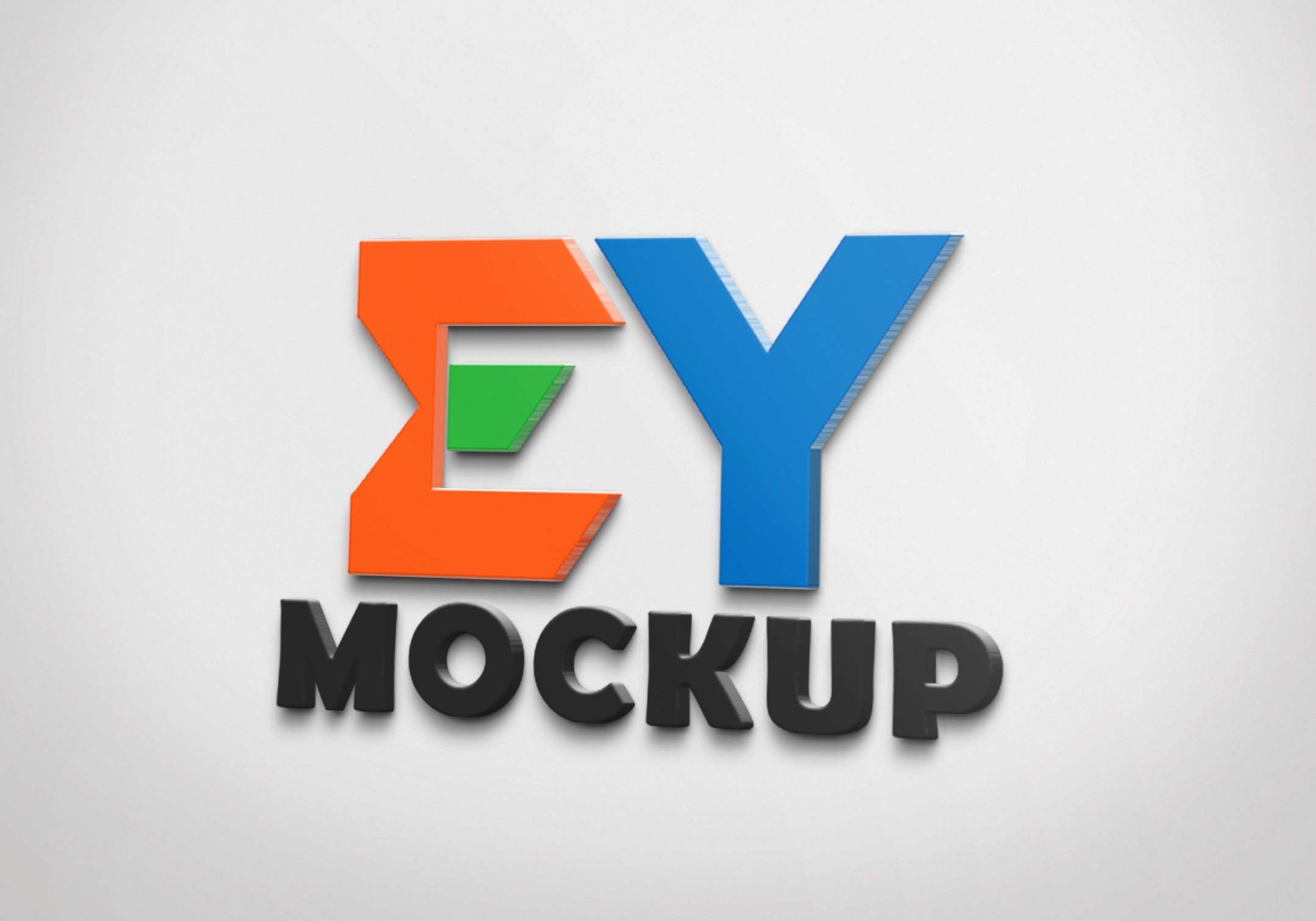 Create Stunning 3D Logo Mockups Illustrator 3D Logo Mockup 8