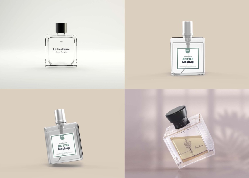 Elegant Luxury Perfume Bottle Mockup Luxury Perfume Bottle Mockup 1 1