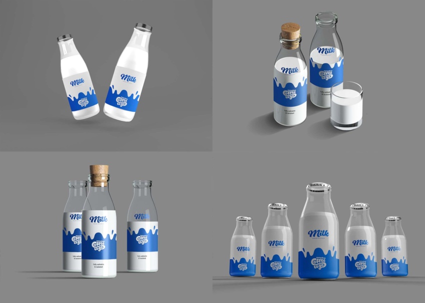 Milk Bottle Mockups 1 1