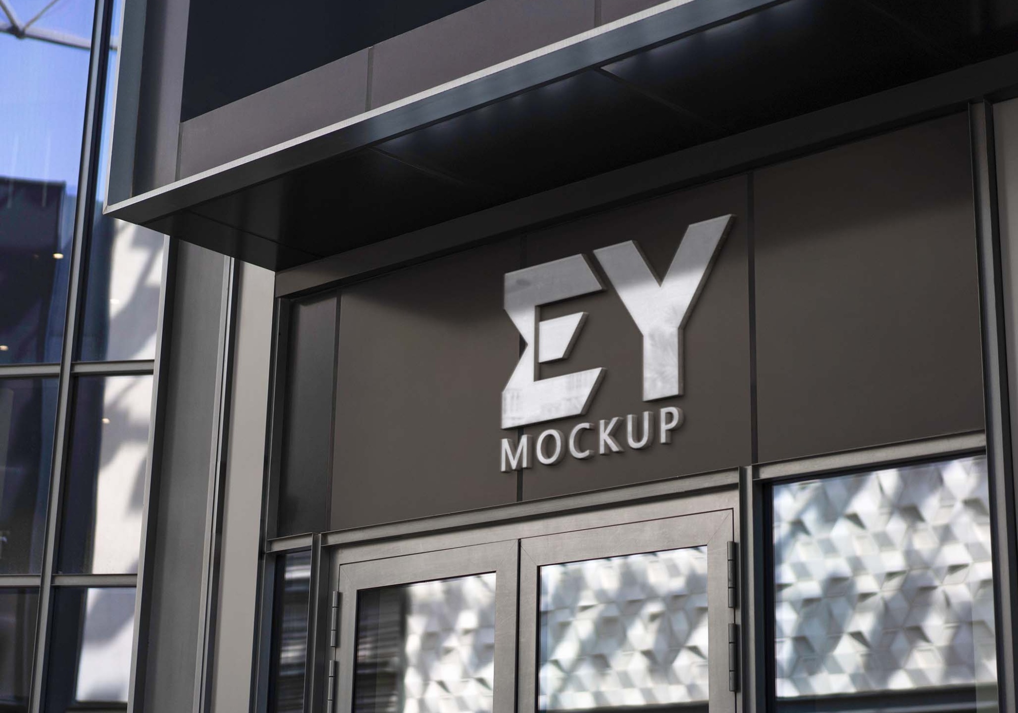 Creative Outer Wall Logo Mockup Outer Wall Logo Mockup 4