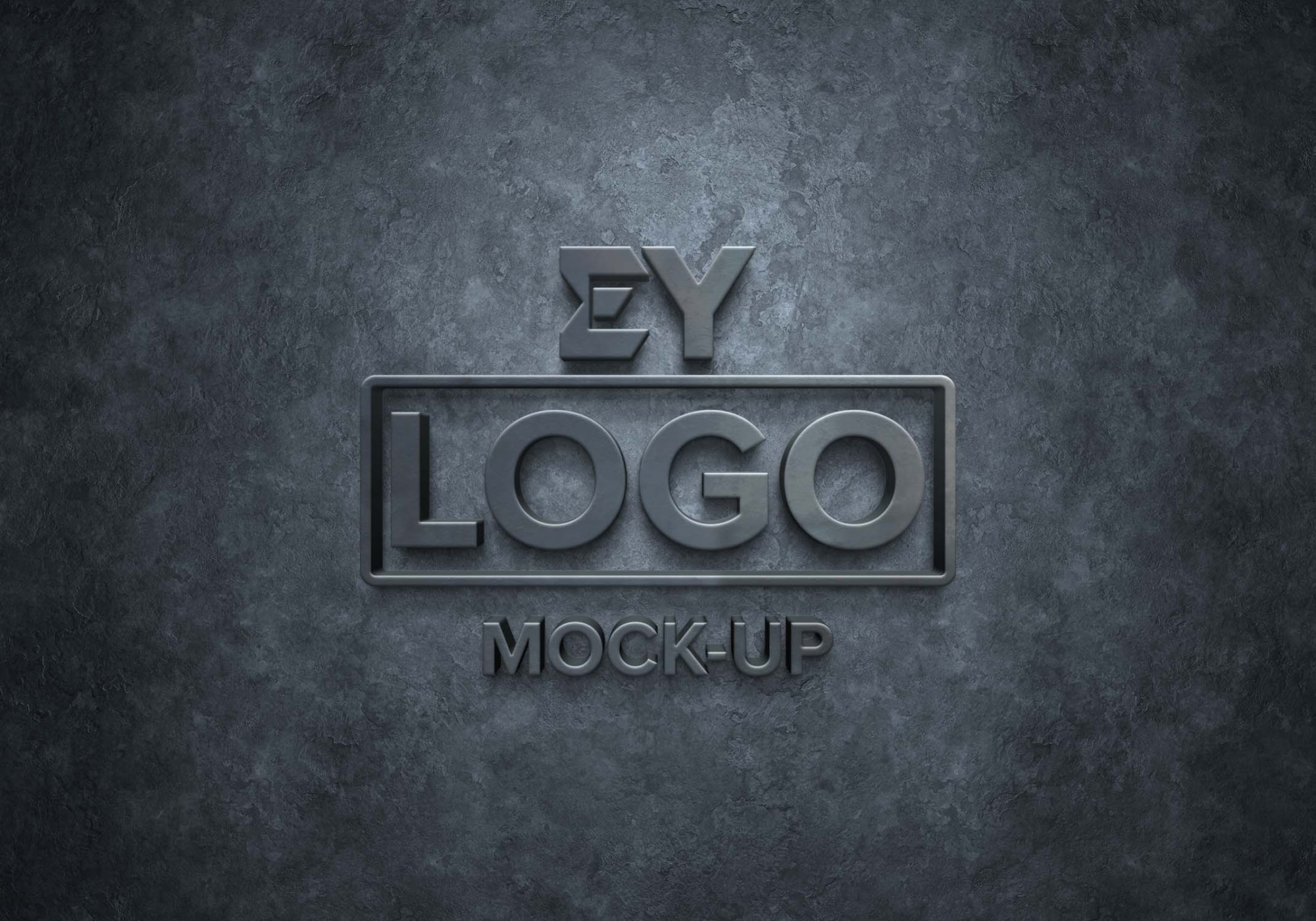 3D Text Effect Wall Mockup Plain Wall 3D Text Effect Mockup 3