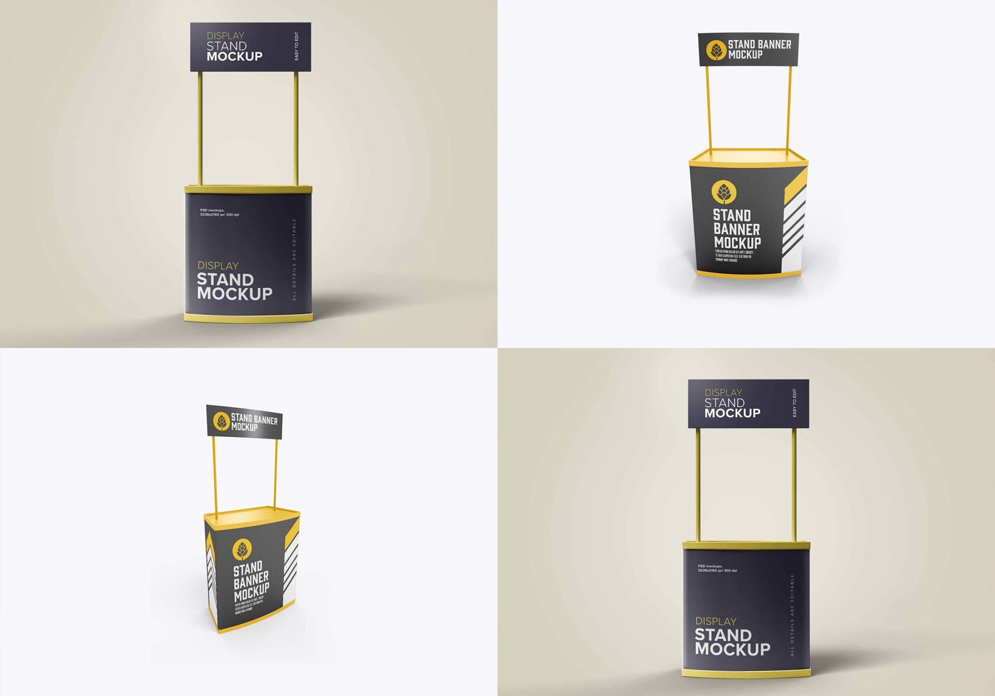 Promotion Stand Banner Mockups