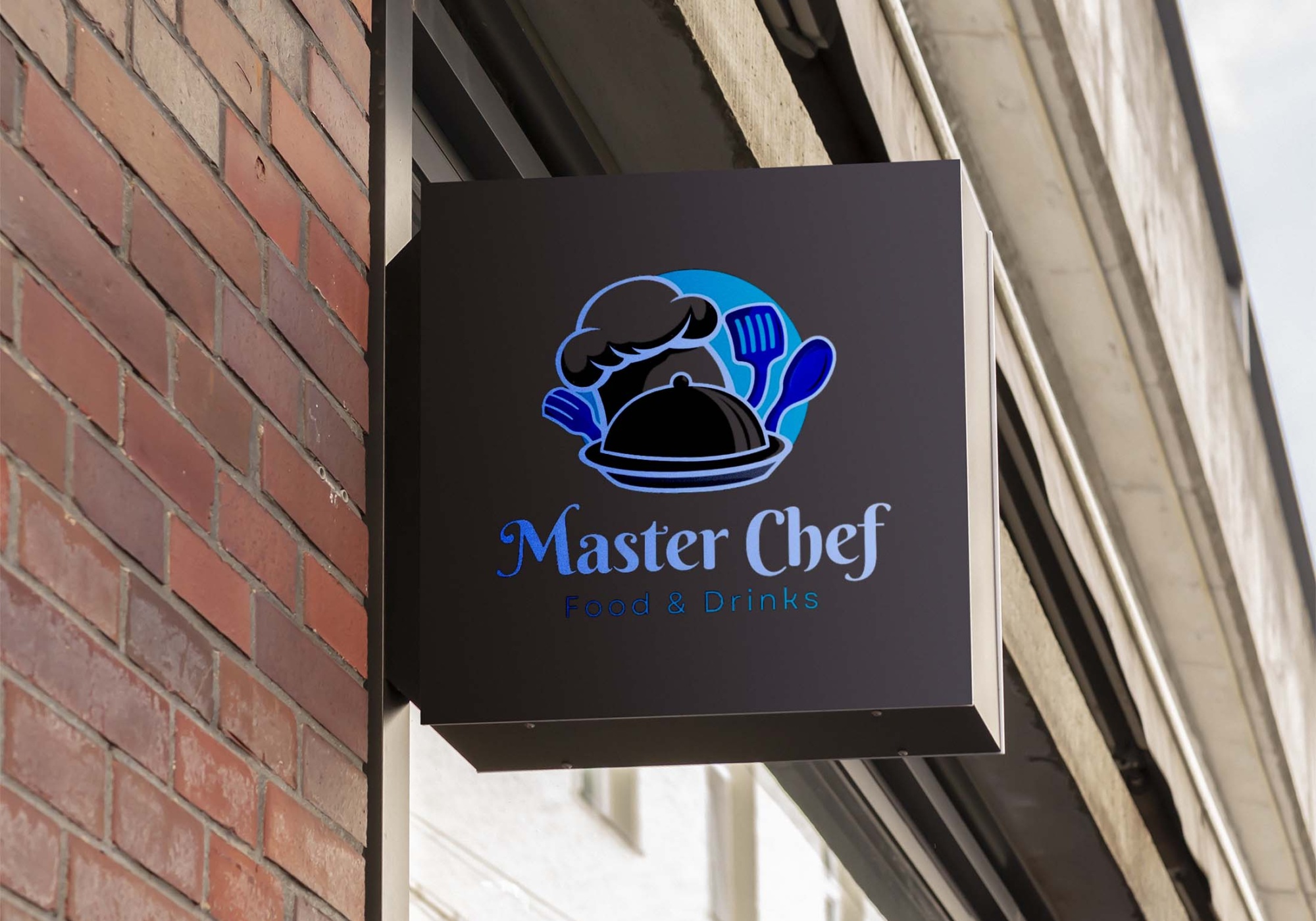 Restaurant Sign Mockup 1
