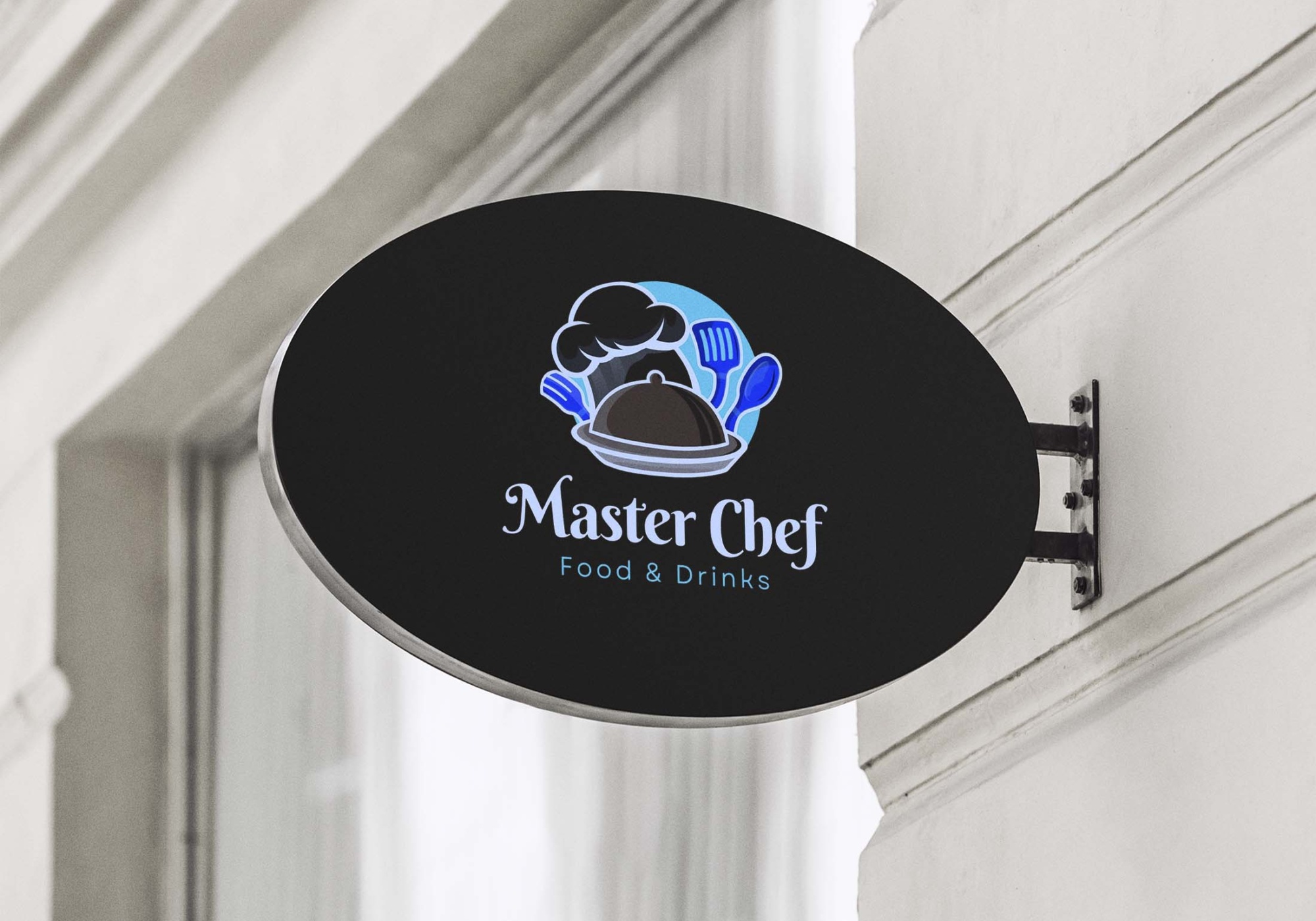 Restaurant Sign Mockup 4