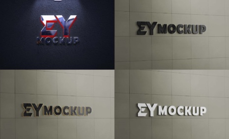 3D Logo Mockup
