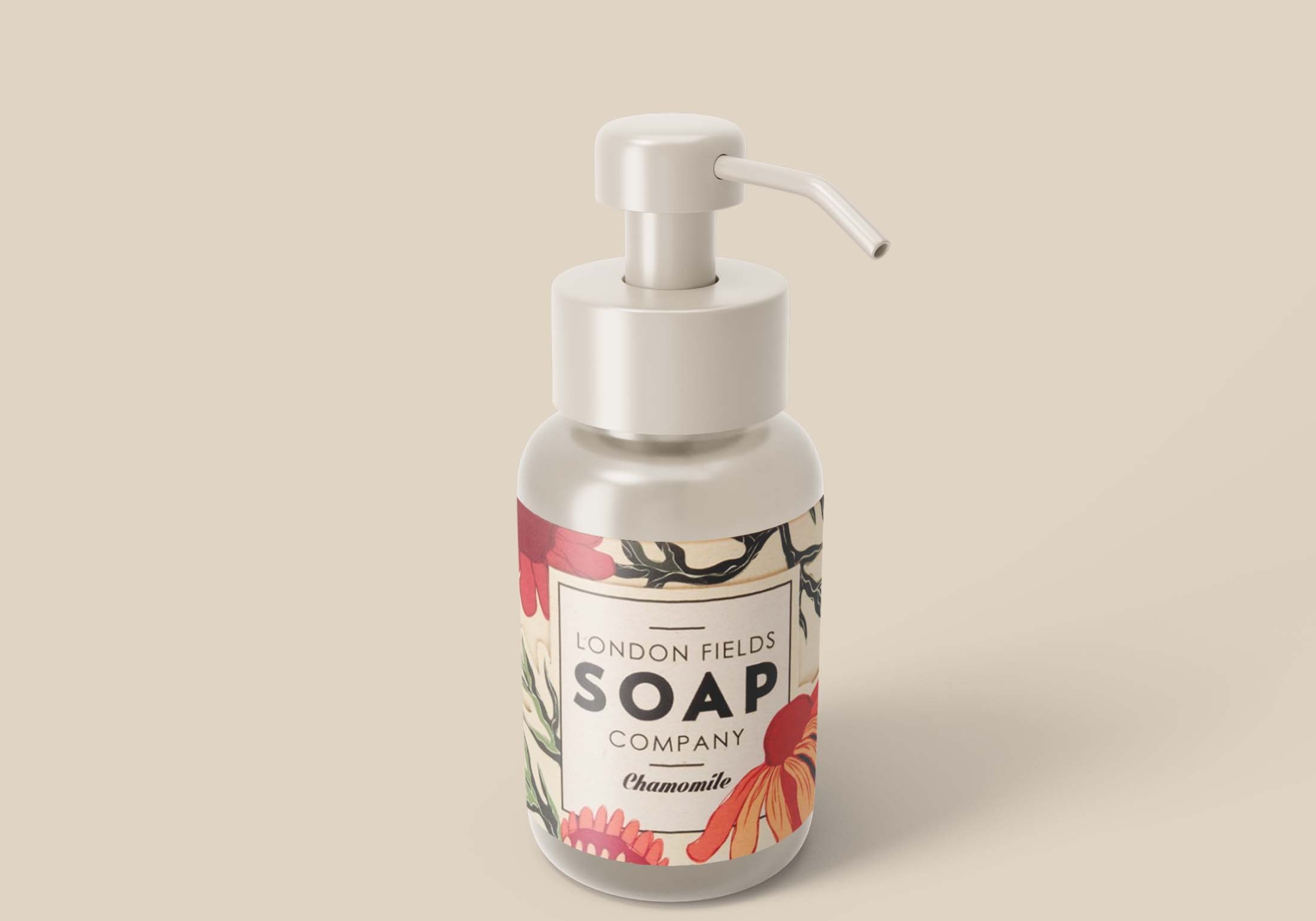 Downloadable Amber Pump Bottle Mockup Amber Pump Bottle Mockup 2