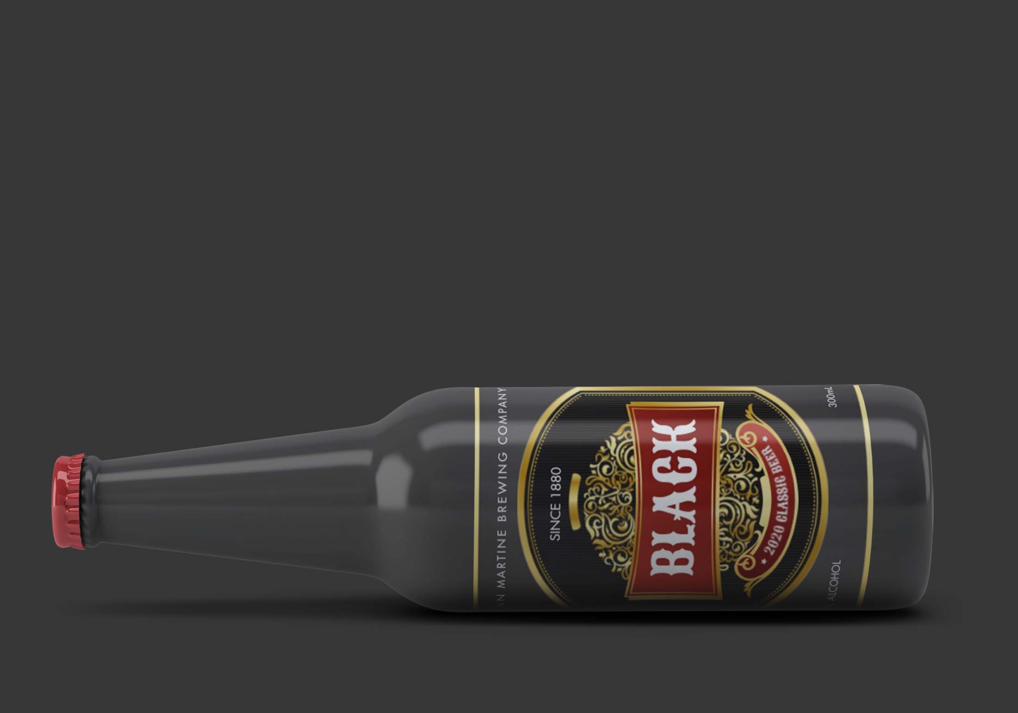 Free Beer Bottle Mockup Download Beer Bottle Mockup PSD 1