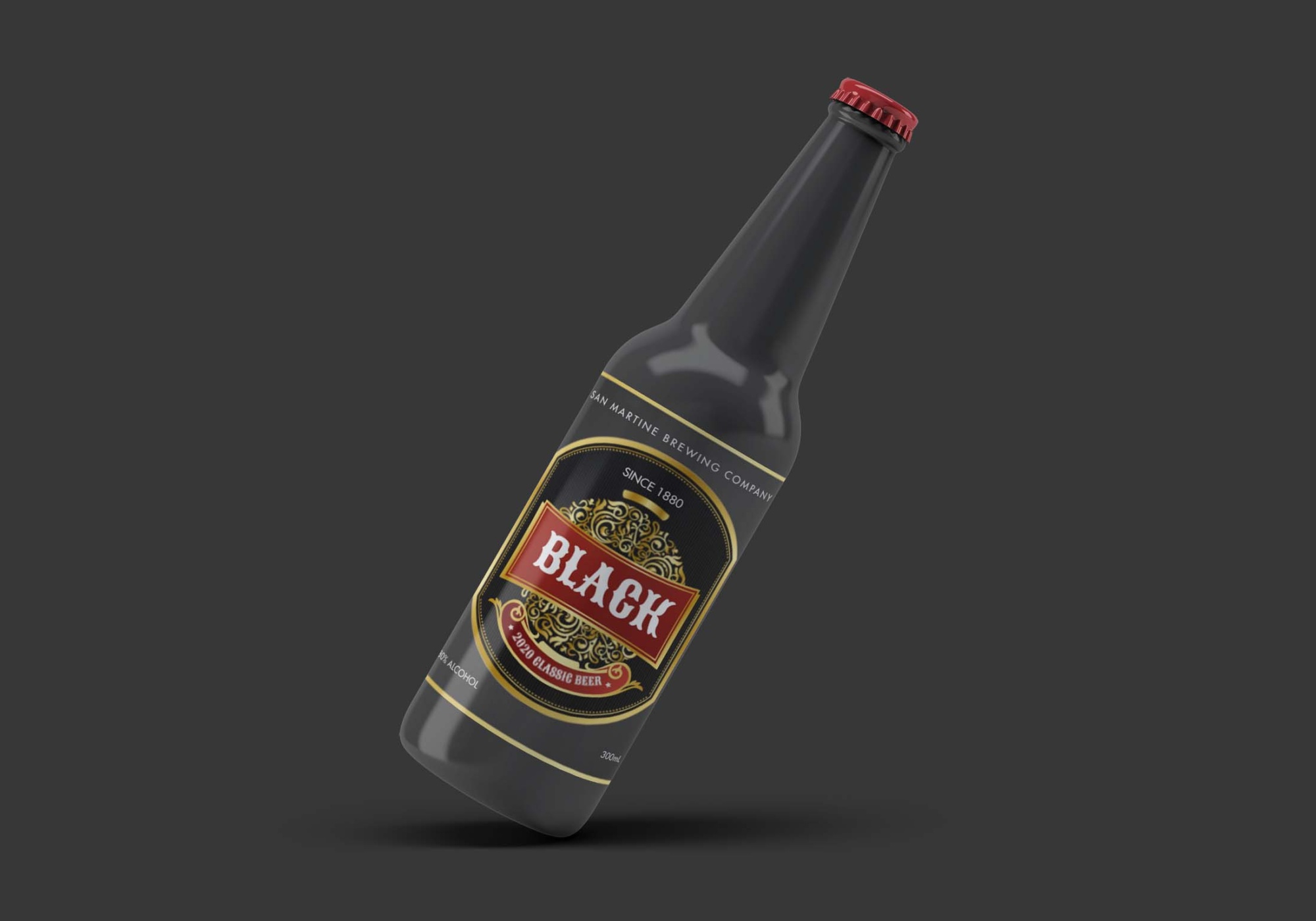 Free Beer Bottle Mockup Download Beer Bottle Mockup PSD 2