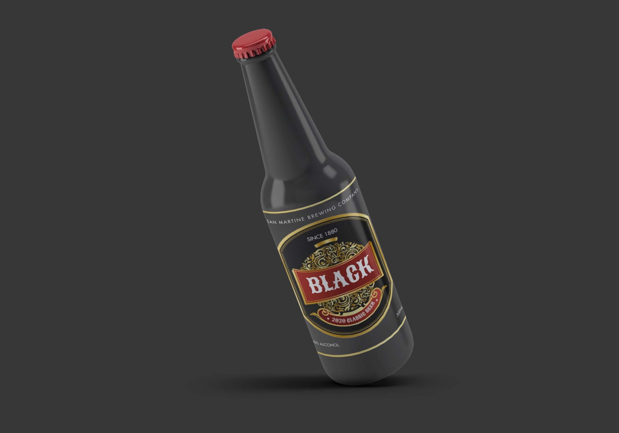 Free Beer Bottle Mockup Download Beer Bottle Mockup PSD 4