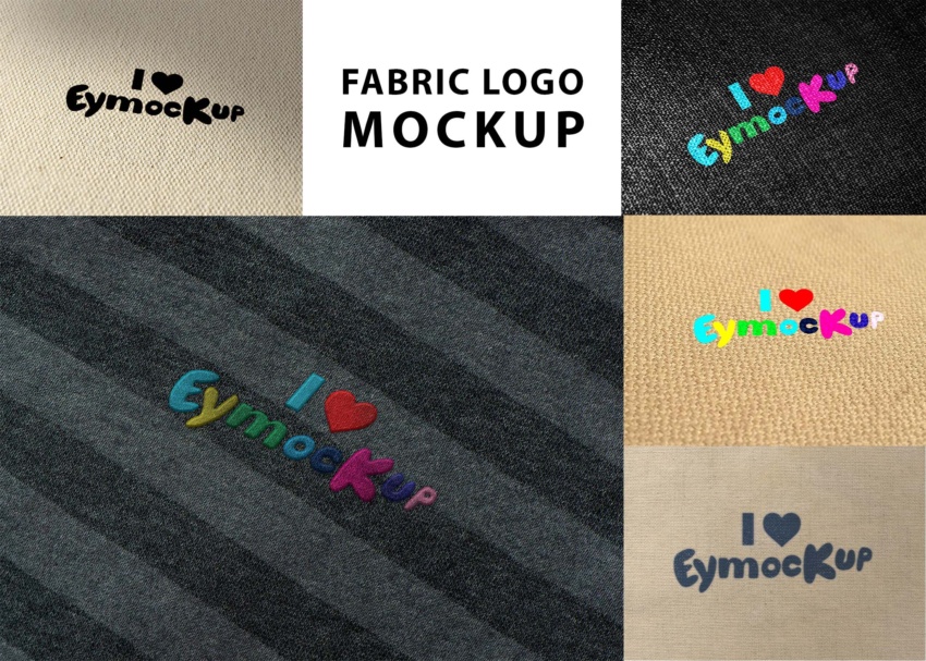 Fabric Effect Logo Mockup 1 1