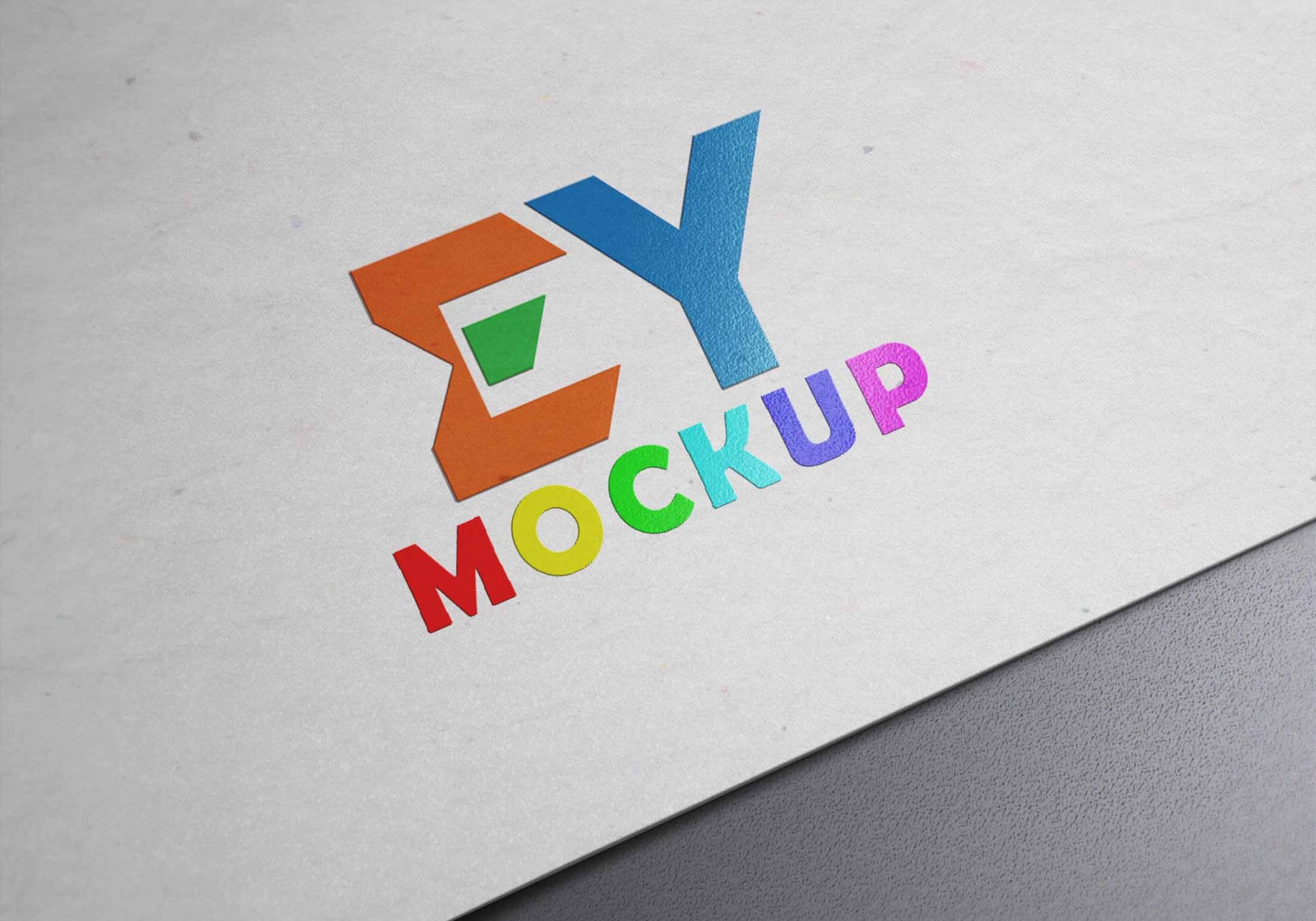 Modern Logo Mockup PSD 3