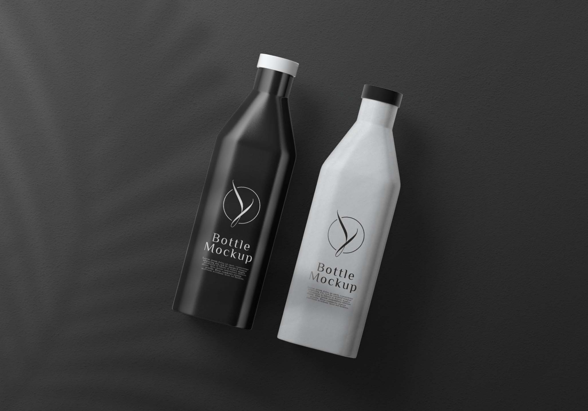 Realistic Oil Bottle Mockup Download Oil Bottles Mockup PSD 2