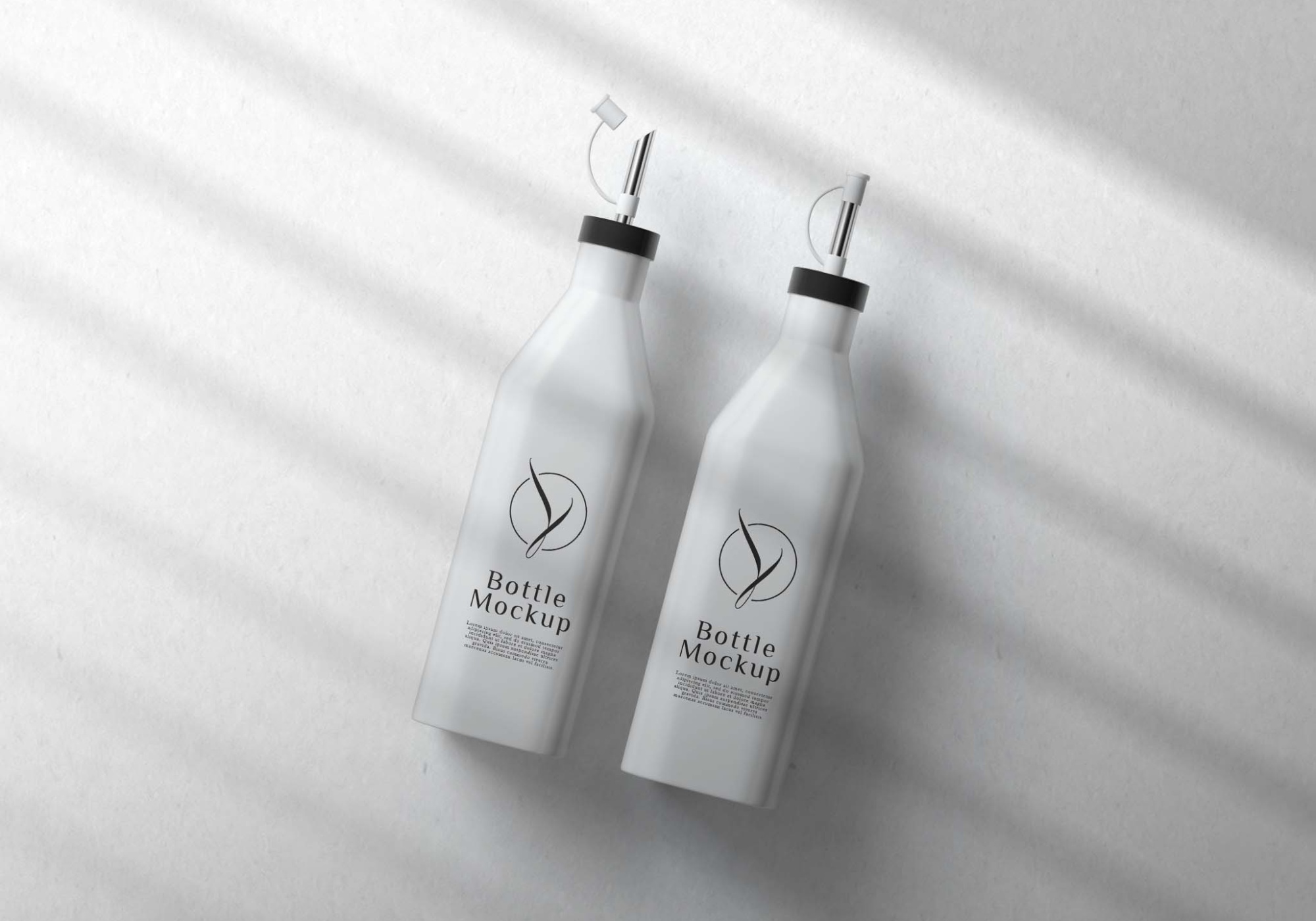 Realistic Oil Bottle Mockup Download Oil Bottles Mockup PSD 3