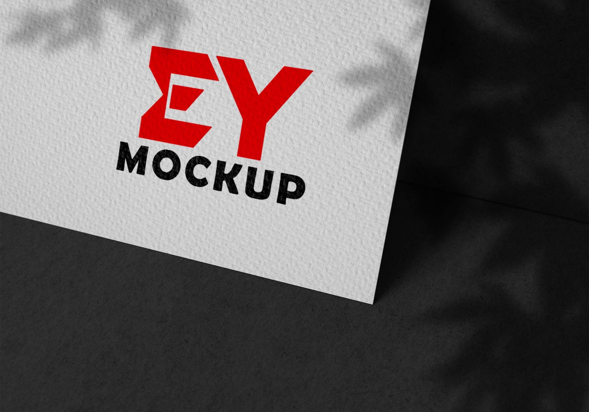 Free Paper Pressed Logo Mockup Download Paper Pressed Logo Mockup PSD 3