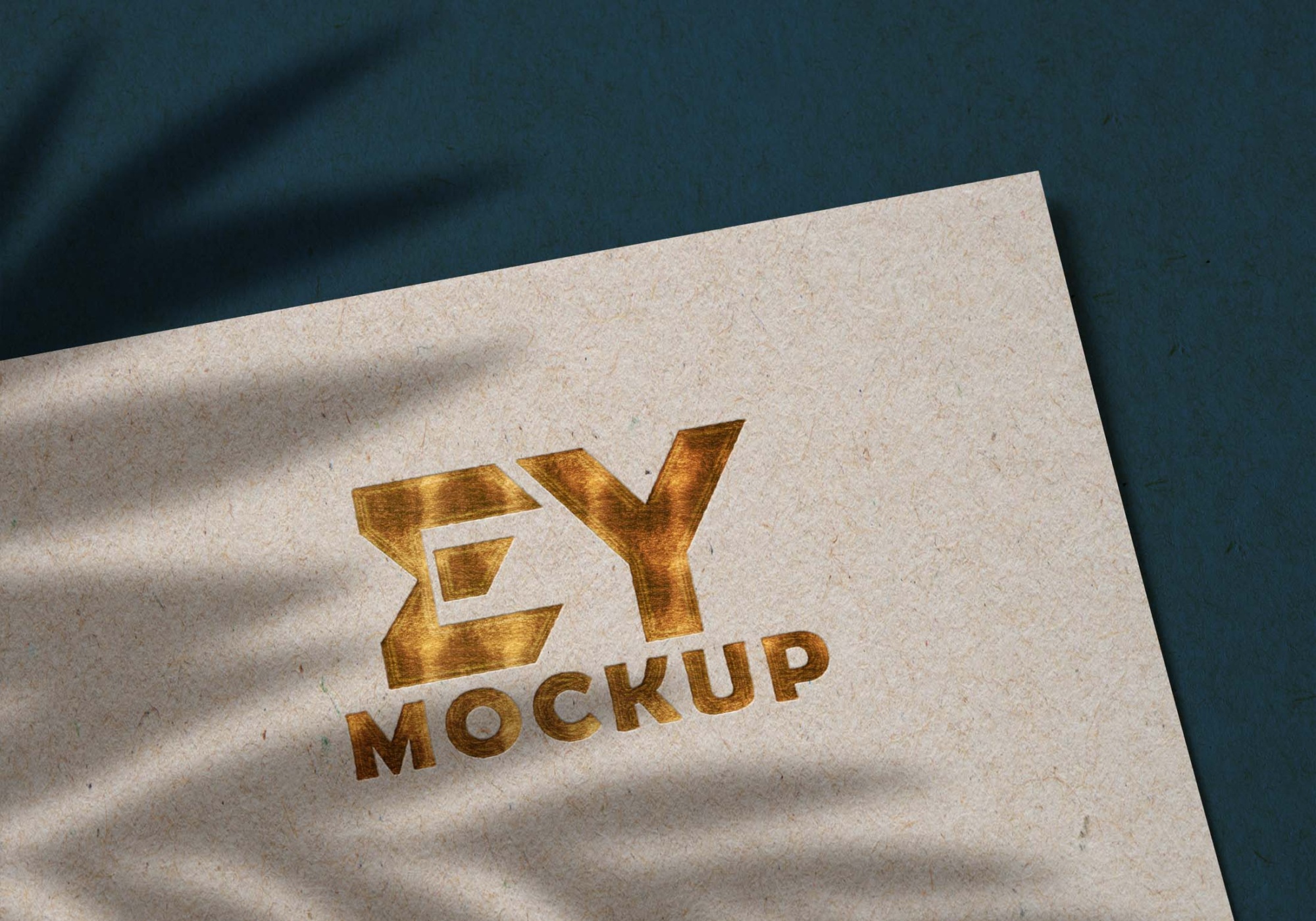 Free Paper Pressed Logo Mockup Download Paper Pressed Logo Mockup PSD 5