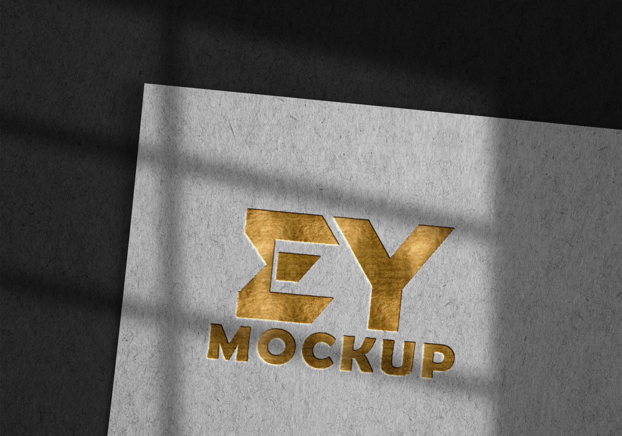 Free Paper Pressed Logo Mockup Download Paper Pressed Logo Mockup PSD 6