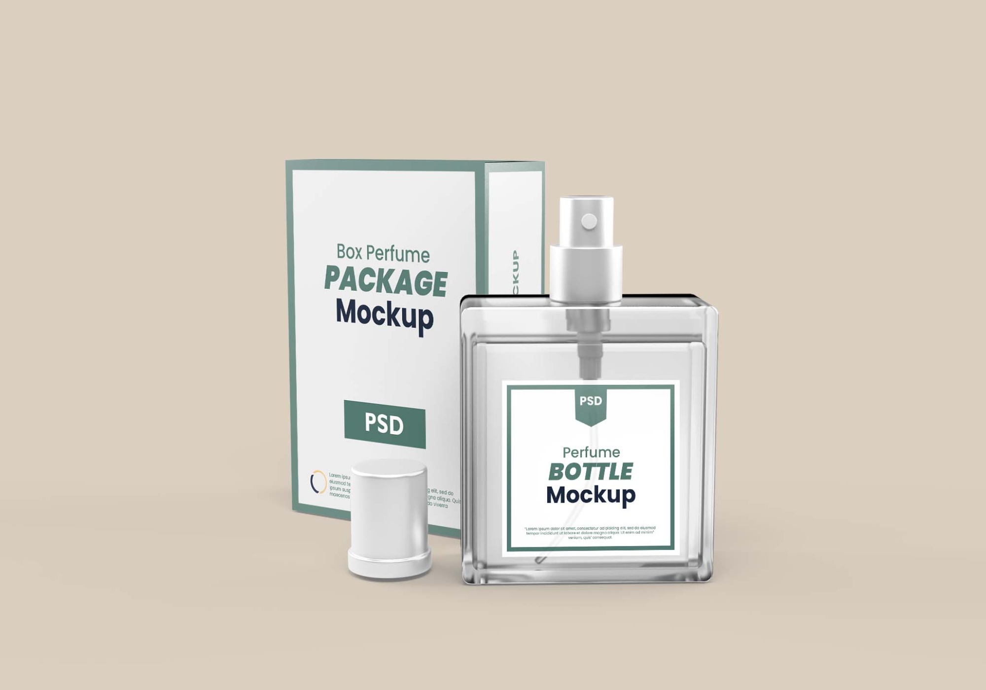 Stylish Perfume Packaging Mockups for Designers Perfume Packaging Mockup 2