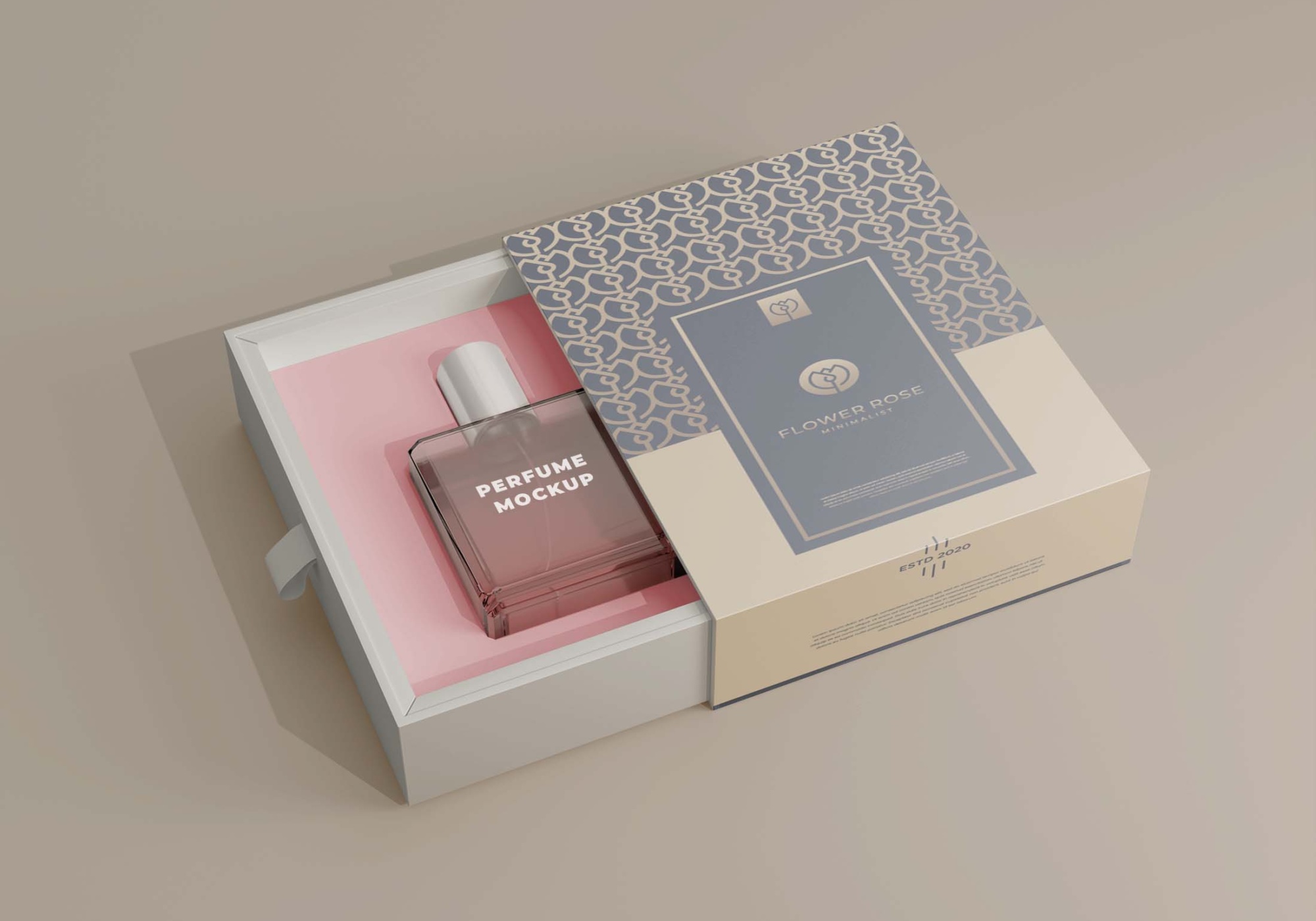 Stylish Perfume Packaging Mockups for Designers Perfume Packaging Mockup 4