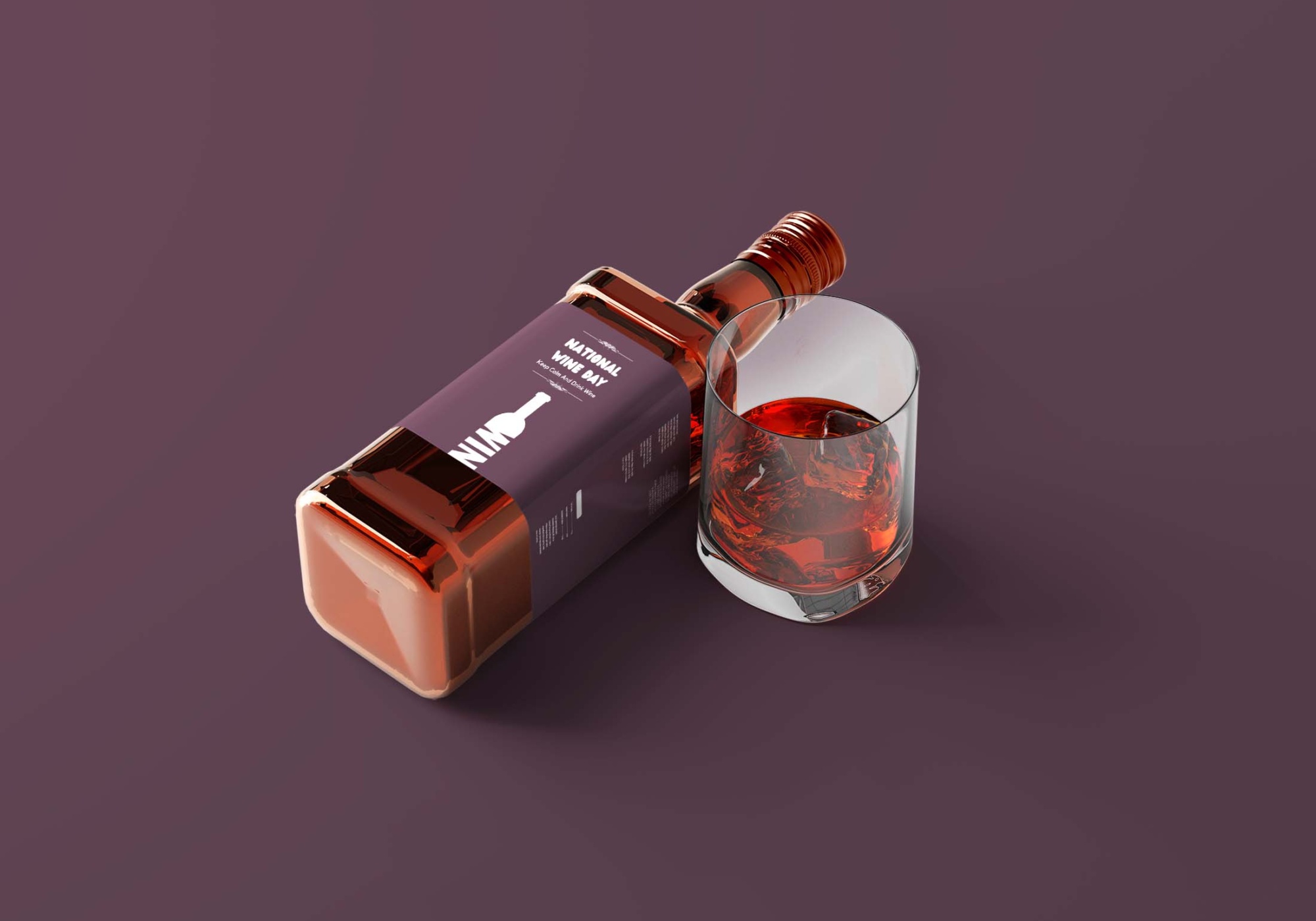 Top Wine Packaging Mockup Download Best Wine Packaging Mockup PSD 3
