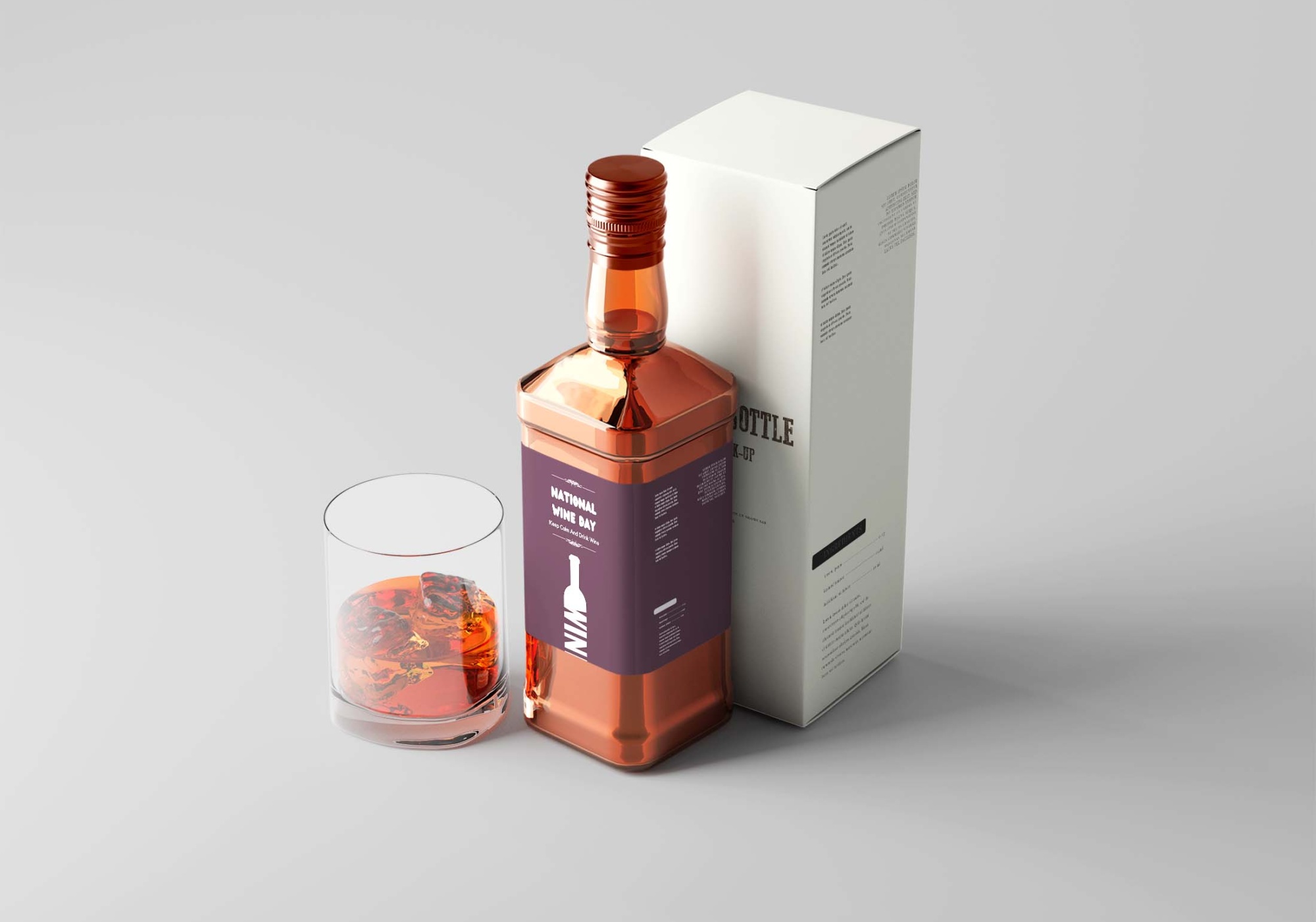 Top Wine Packaging Mockup Download Best Wine Packaging Mockup PSD 4