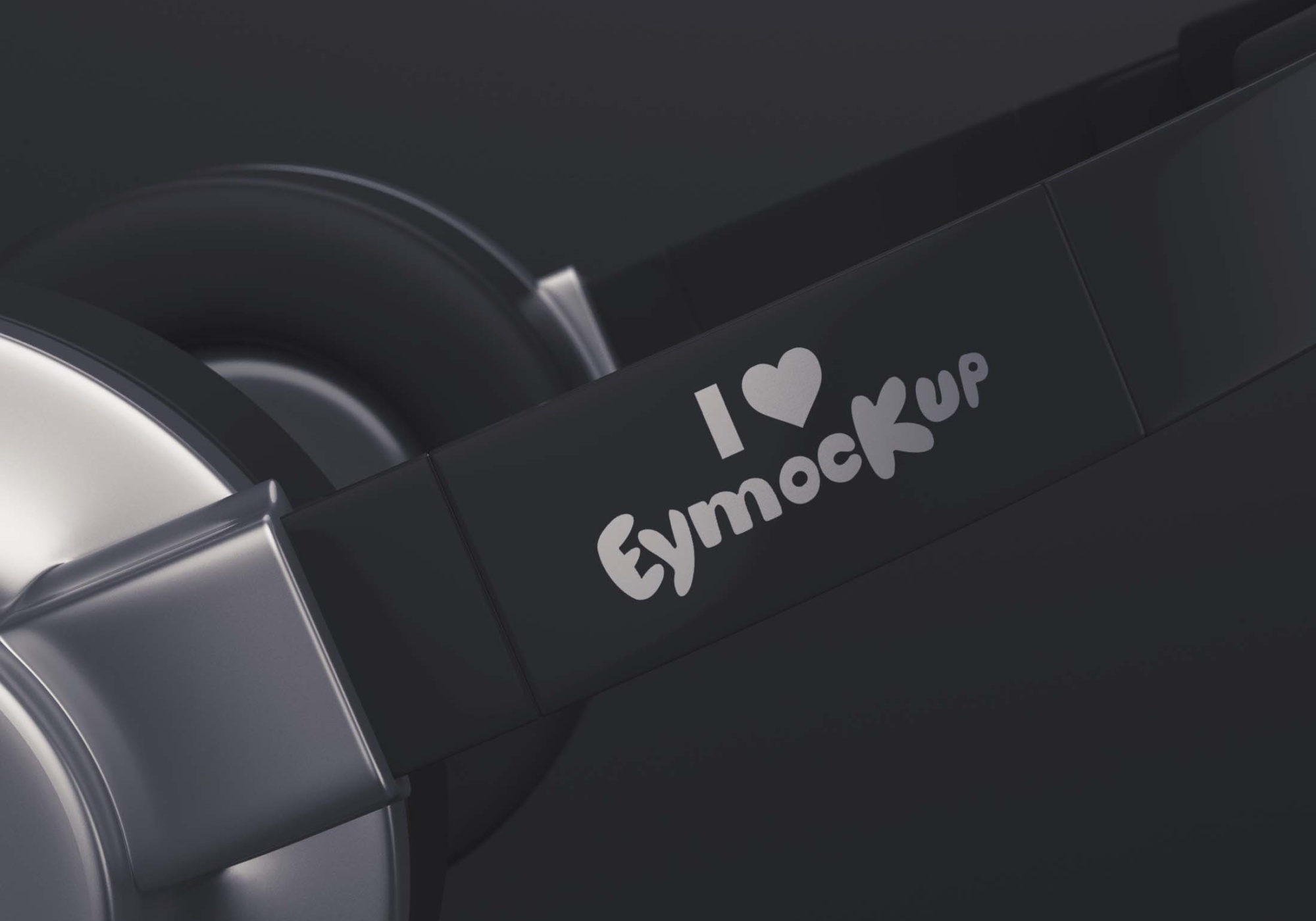 Downloadable Black Background Logo Mockup Black Background Logo Mockup 6