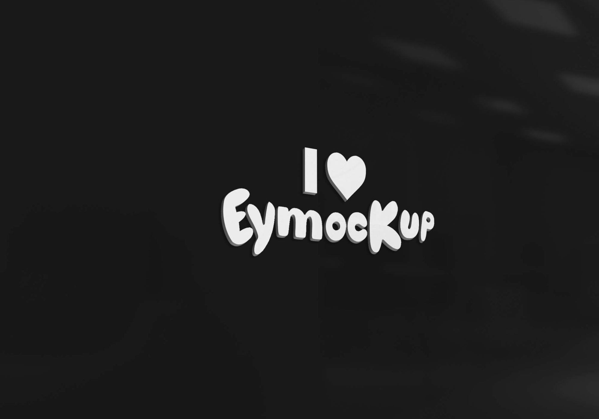 Downloadable Black Background Logo Mockup Black Background Logo Mockup 8