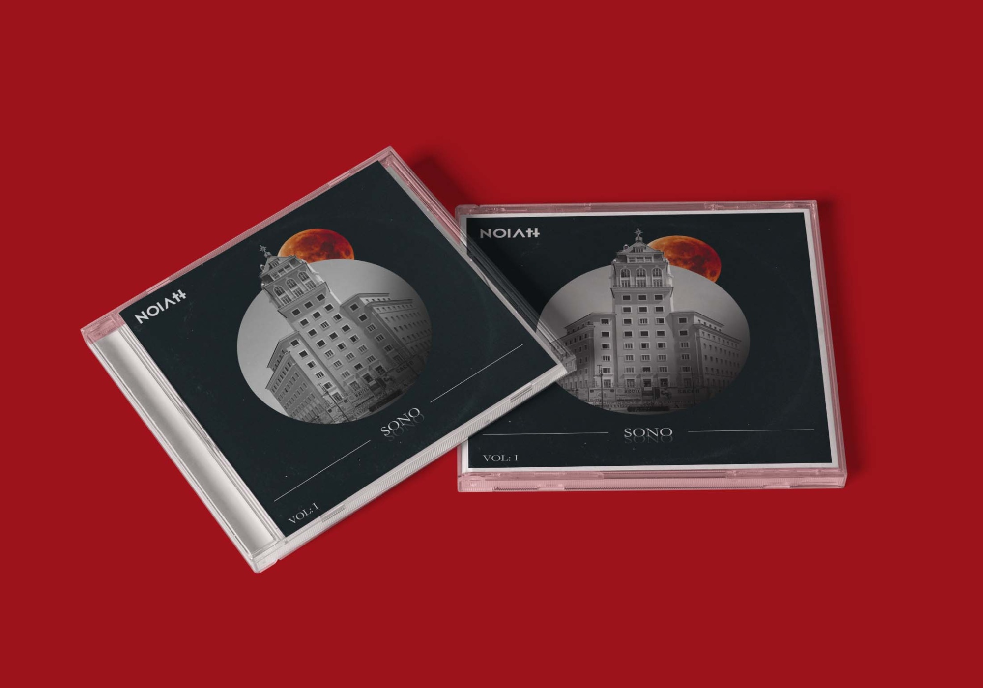 Free CD Cover Mockup Download (PSD) CD Cover Mockup PSD 3