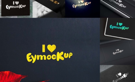 Free Dark Background Logo Mockup Dark Background Logo Mockup PSD 1 1