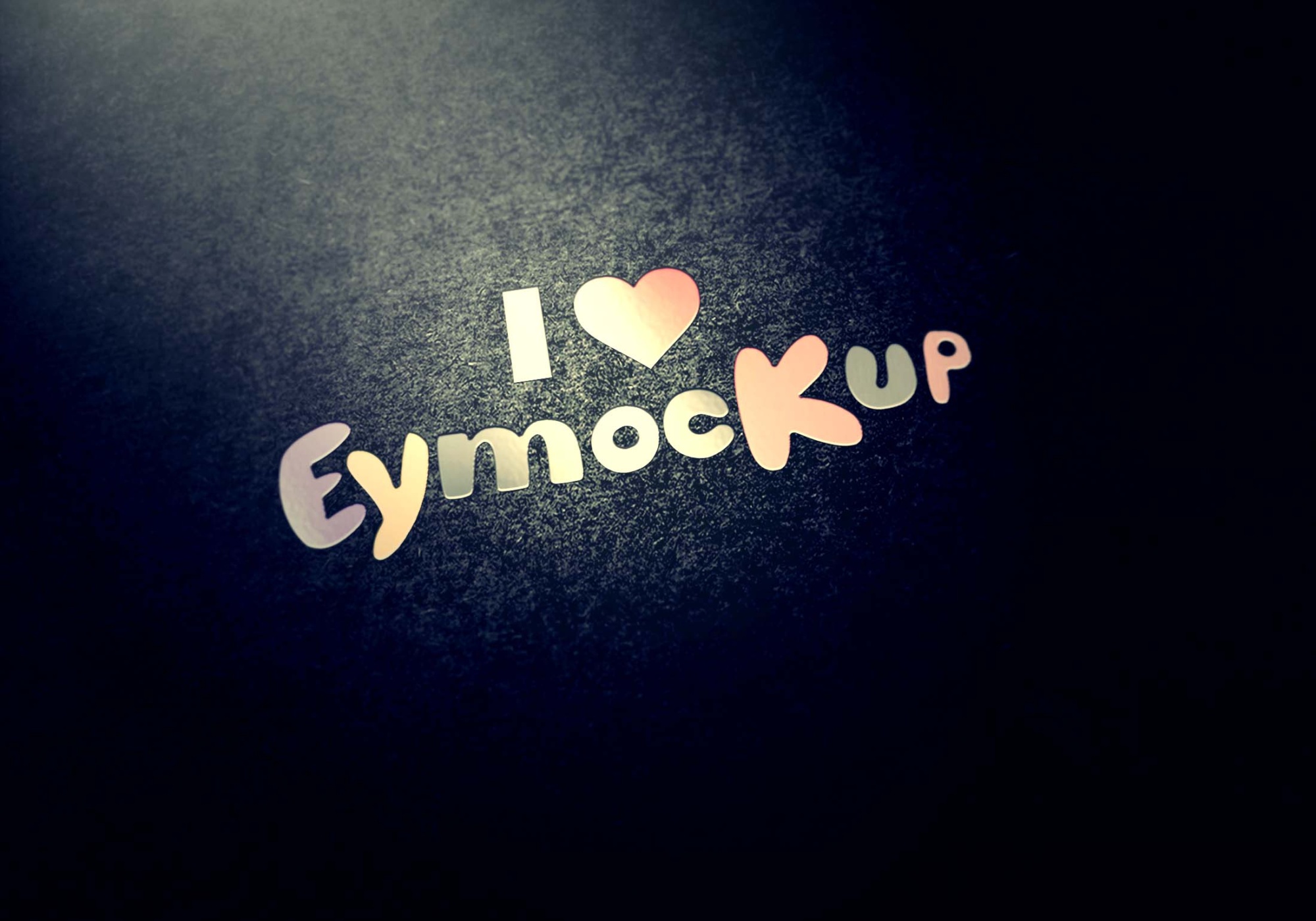 Free Dark Background Logo Mockup Dark Background Logo Mockup PSD 4