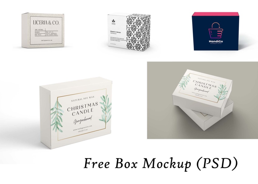 Free Box Mockup PSD 1 1
