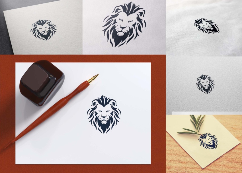 Lion Emblem Logo Mockup 1 1