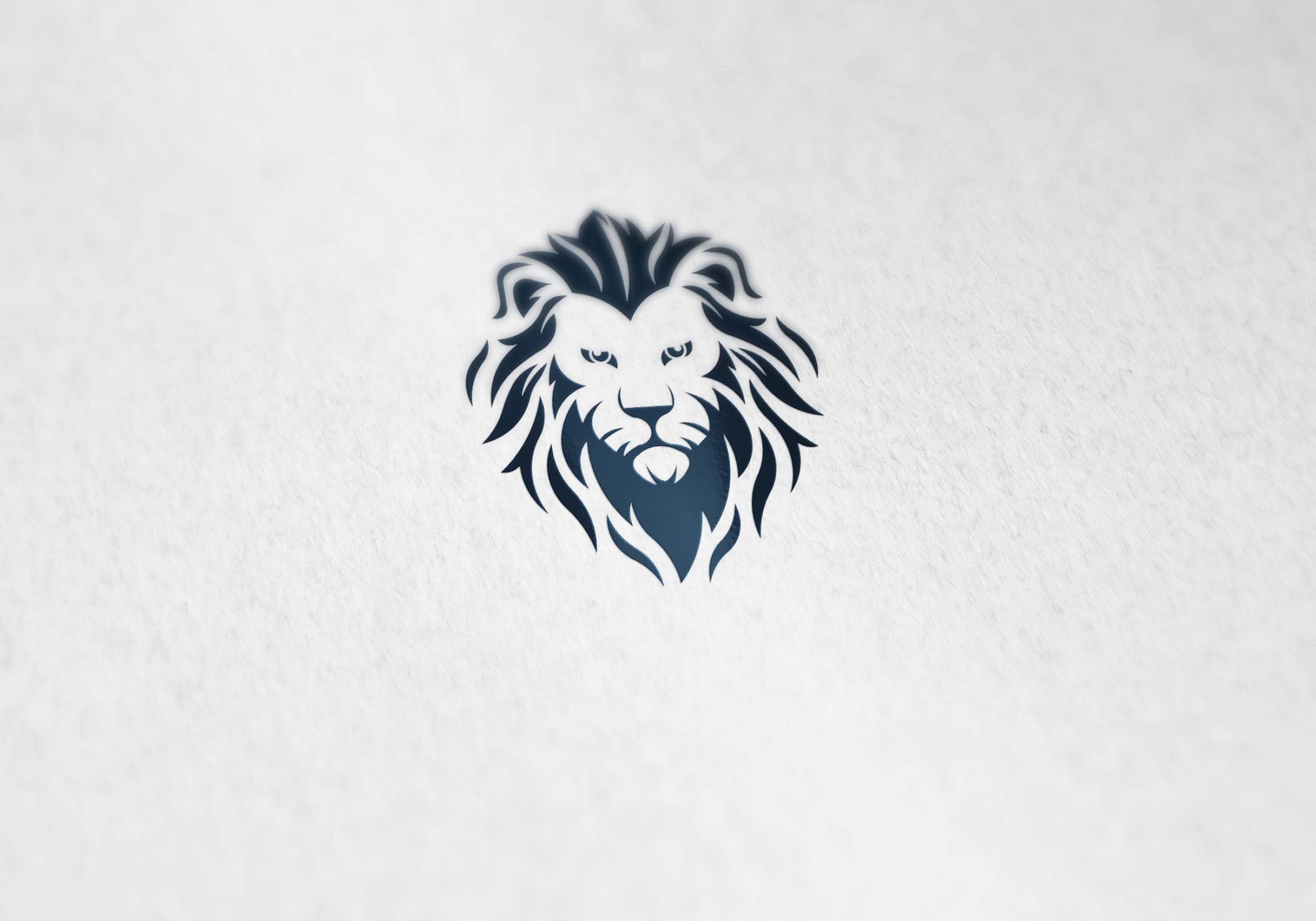 Lion Emblem Logo Mockup 2