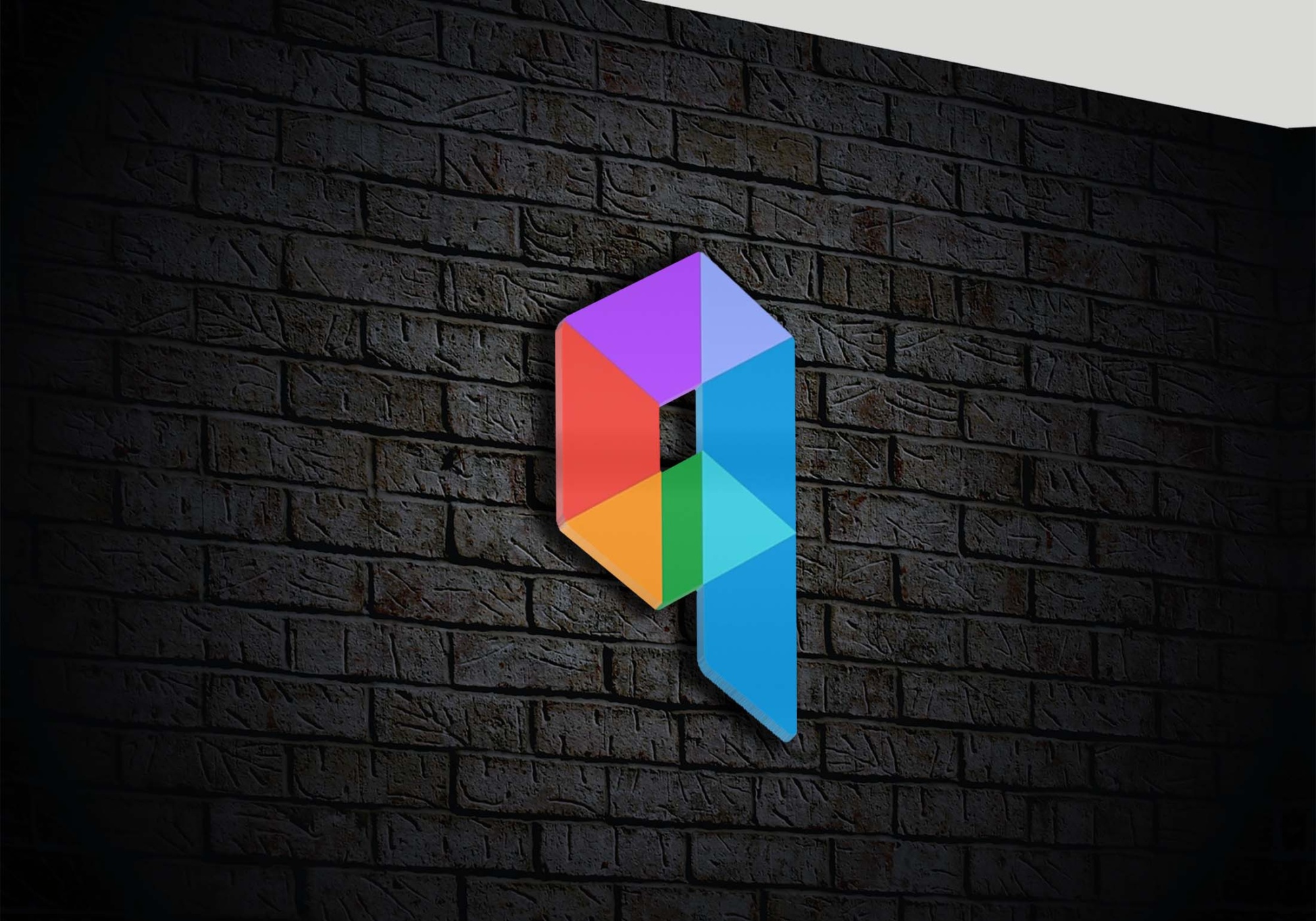 Download Realistic 3D Logo Mockup Real 3D Logo Mockup PSD 4