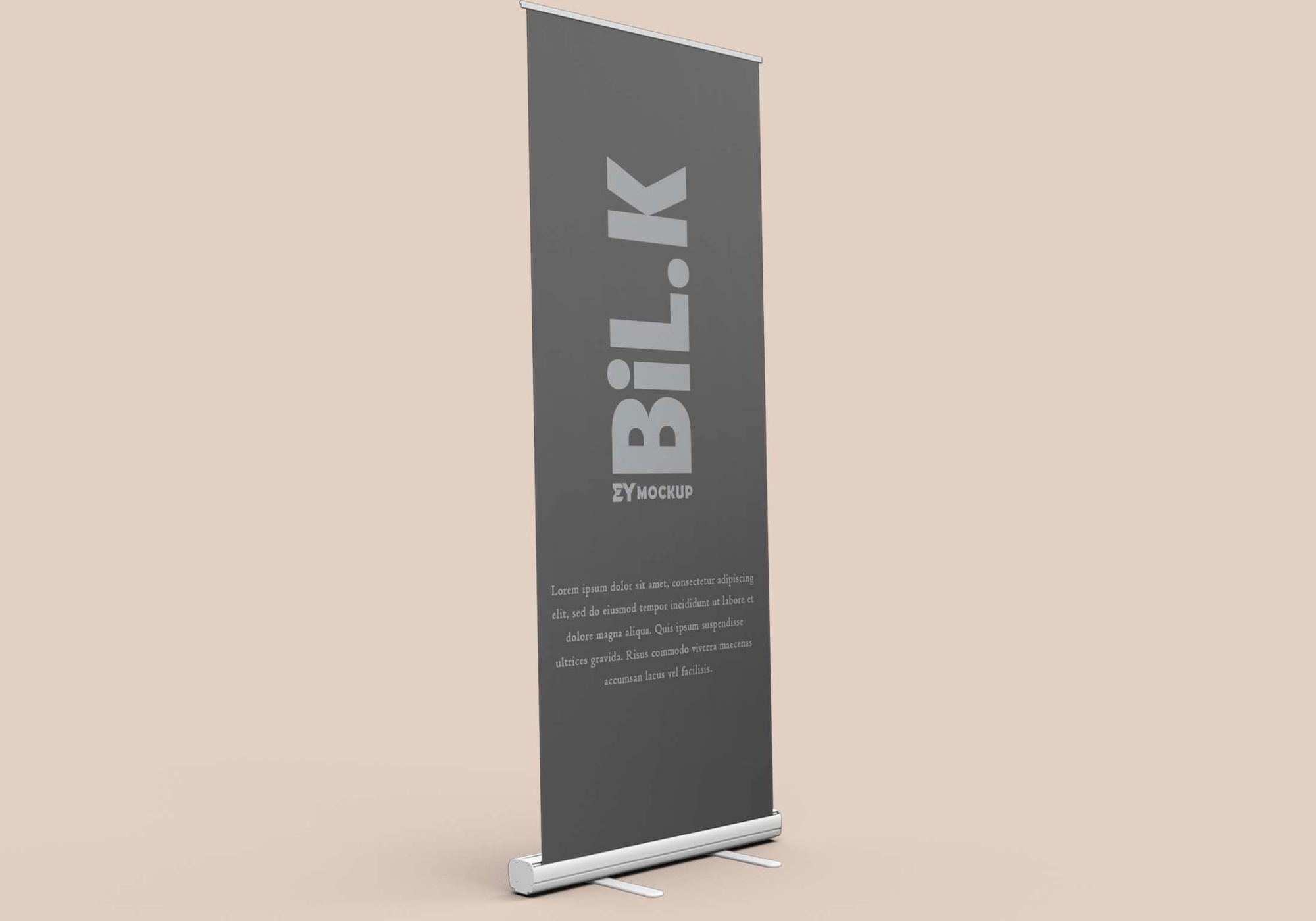 Free Roll-up Banner Mockup Download Roll up Banner Mockup PSD 1