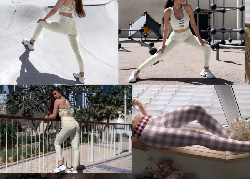 Stylish Jegging Mockup for Designers Beautiful Jegging Mockup