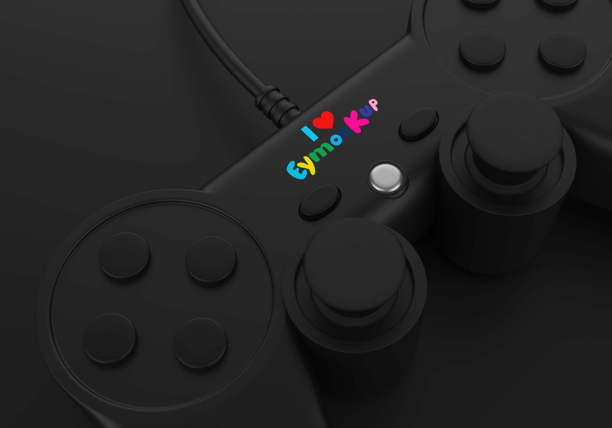 Professional Black Background Logo Mockup Black Background Object Logo Mockup PSD 15