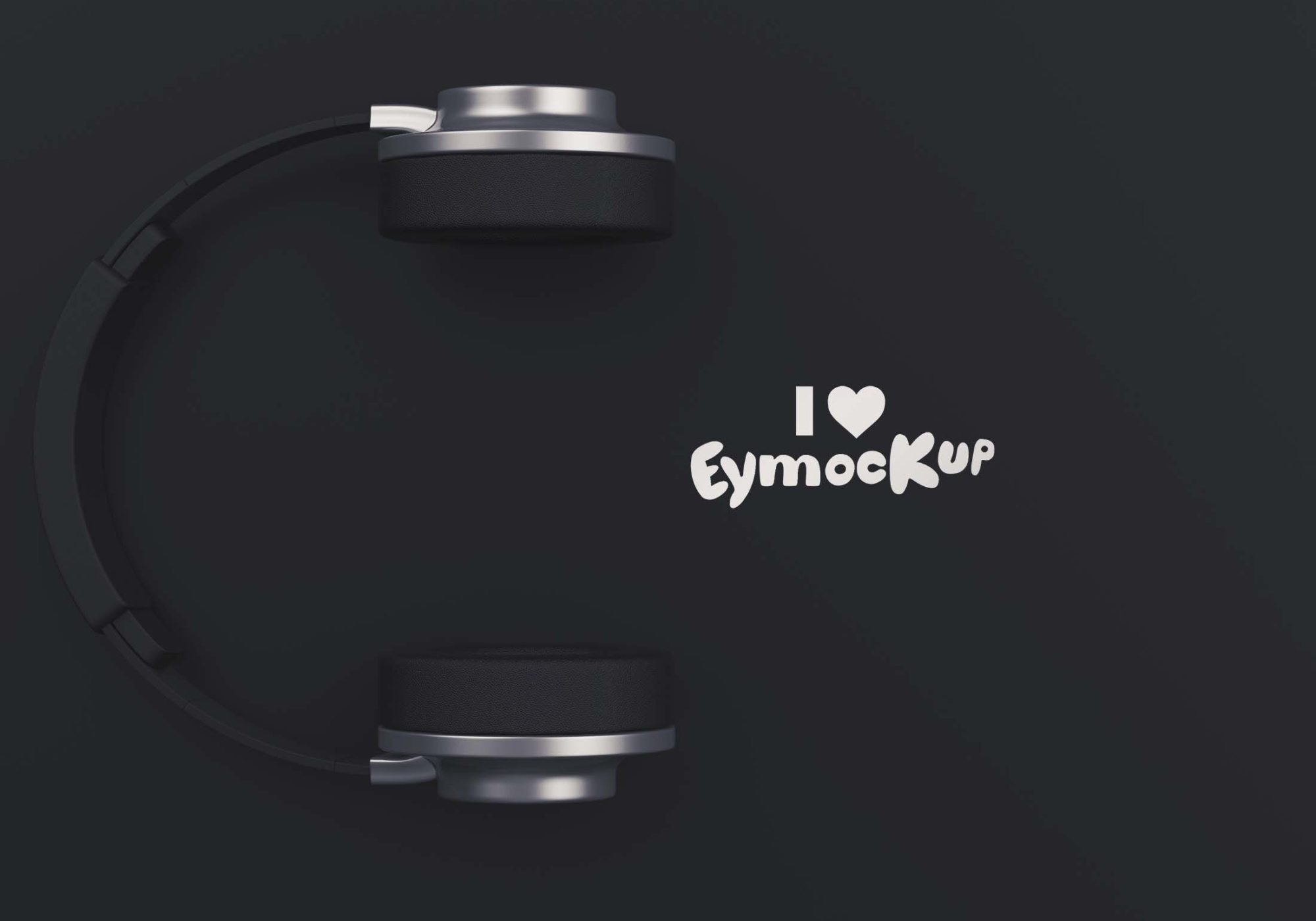 Black Background Object Logo Mockup PSD 18
