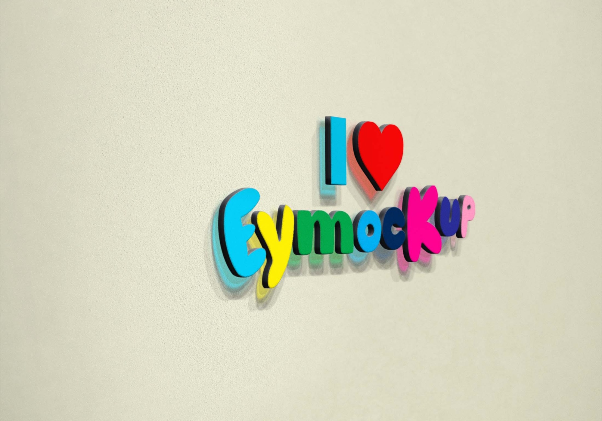 Latest 3D Logo Mockup PSD 10