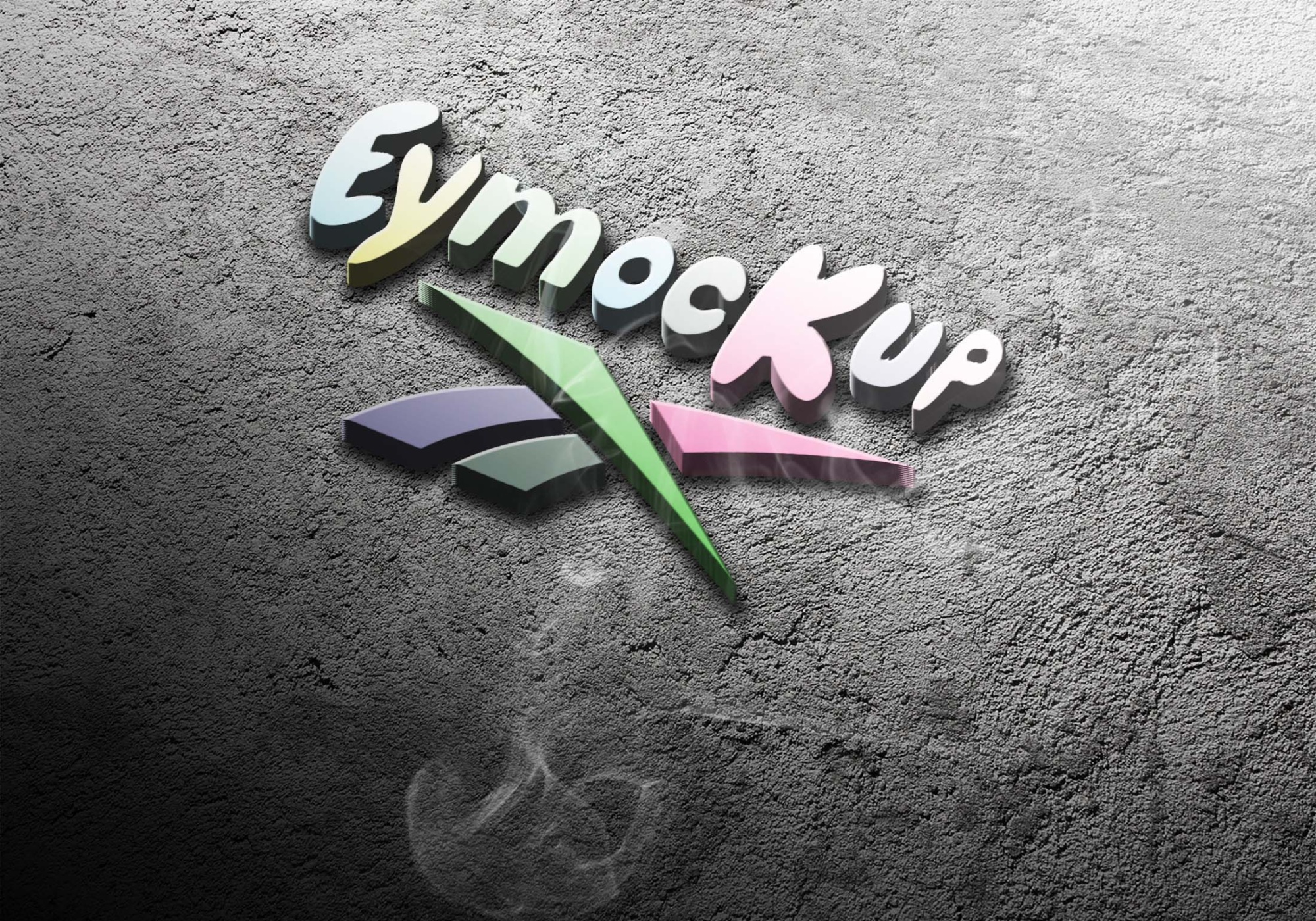 Latest 3D Logo Mockup PSD 13