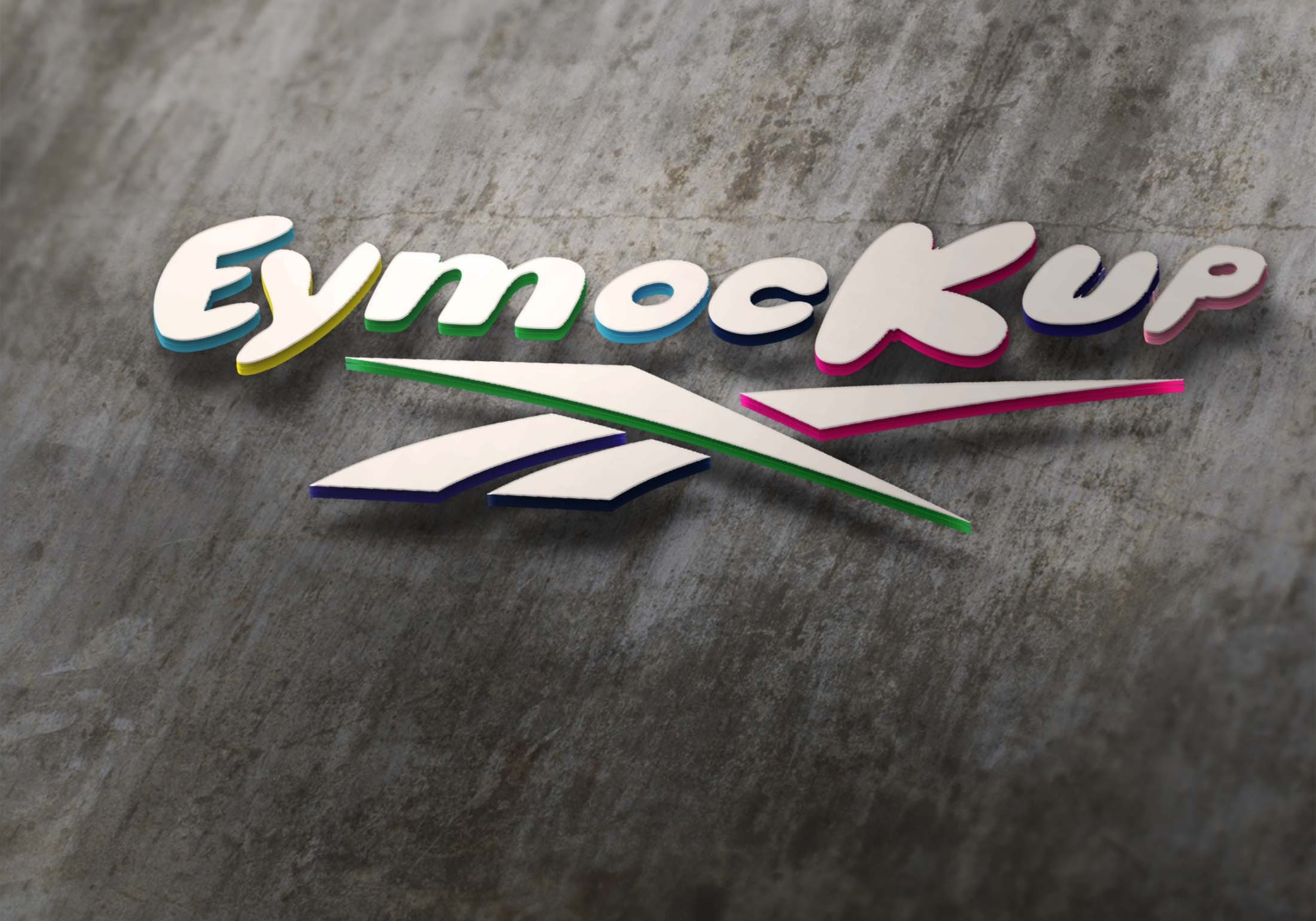 Latest 3D Logo Mockup PSD 14